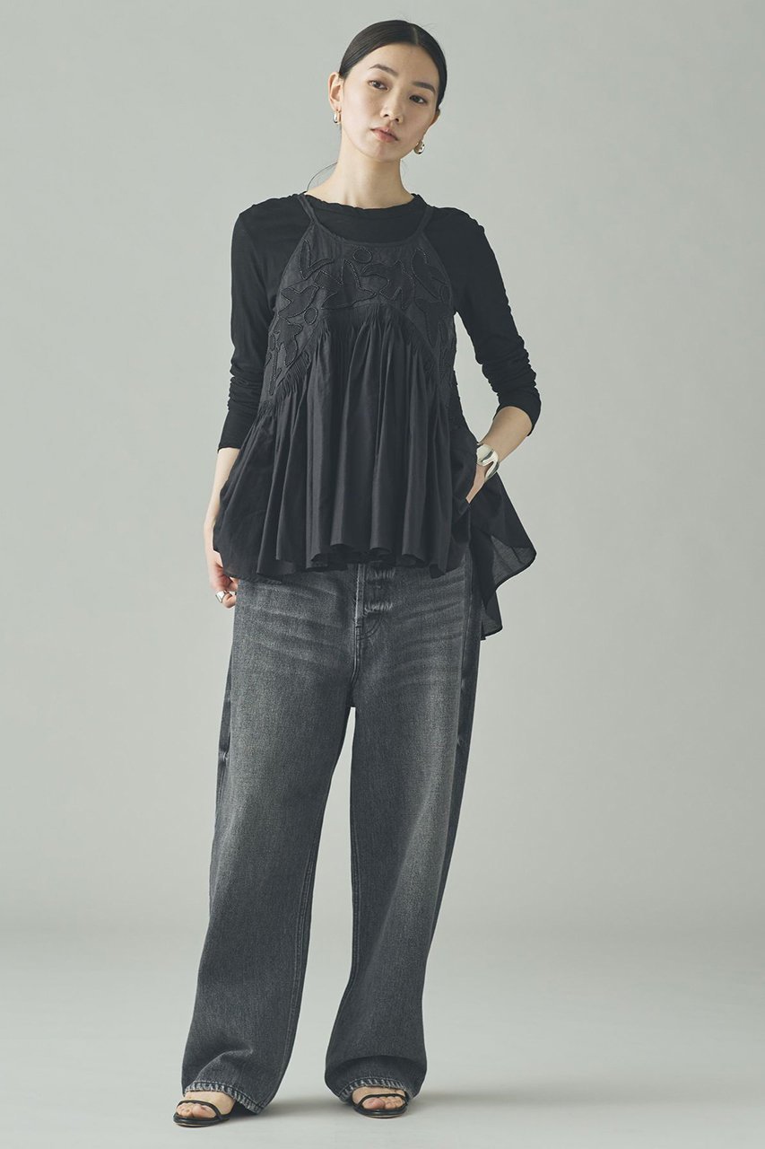 【カレンソロジー/Curensology】のバードシシュウキャミソール 人気、トレンドファッション・服の通販 founy(ファニー) 　ファッション　Fashion　レディースファッション　Fashion for Women　トップス・カットソー　Cut & Sew Tops　キャミソール&ノースリーブ　Camisoles & Sleeveless Tops　シャツ・ブラウス・オフィスカジュアル　Elegant Blouses & Button-Ups　インド　Indian Textile　インナー　Innerwear　オーガンジー　Organza Fabric　キャミソール　Camisole, Spaghetti Strap Top　シルク　Silk, 100% Silk　スラックス　Slacks, Dress Pants　デニム　Denim, Jeans Material　ノースリーブ　Sleeveless, No-Sleeve　ハンド　Hand, Handmade　ラップ　Wrap, Wrap Design　ロング　Long, Long-Length　エレガント 上品　Elegant　other-5|ID: prp329100004885437 ipo3291000000036471012