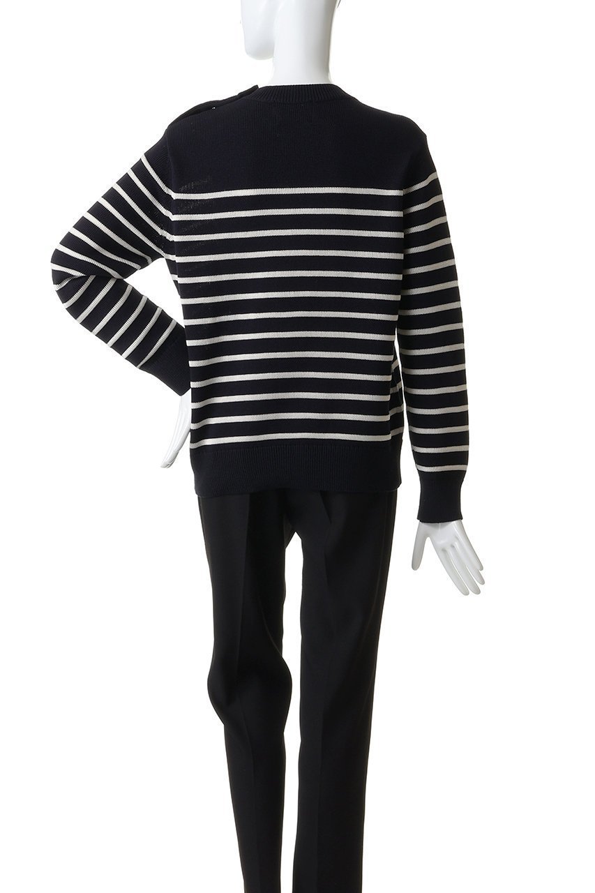 【ベイジ,/BEIGE,】のHELIODOR(ヘリオドール)/レーヨンボーダーマリンボタンニット 人気、トレンドファッション・服の通販 founy(ファニー) ファッション Fashion レディースファッション Fashion for Women トップス・カットソー Cut & Sew Tops ニット Knit Tops & Sweaters カジュアルプルオーバー・ニットトップス Pullovers & Knit Tops / Casual Pullovers スリーブ Sleeve, Long Sleeve / Short Sleeve ロング Long, Long-Length other-4|ID: prp329100004885444 ipo3291000000036471062