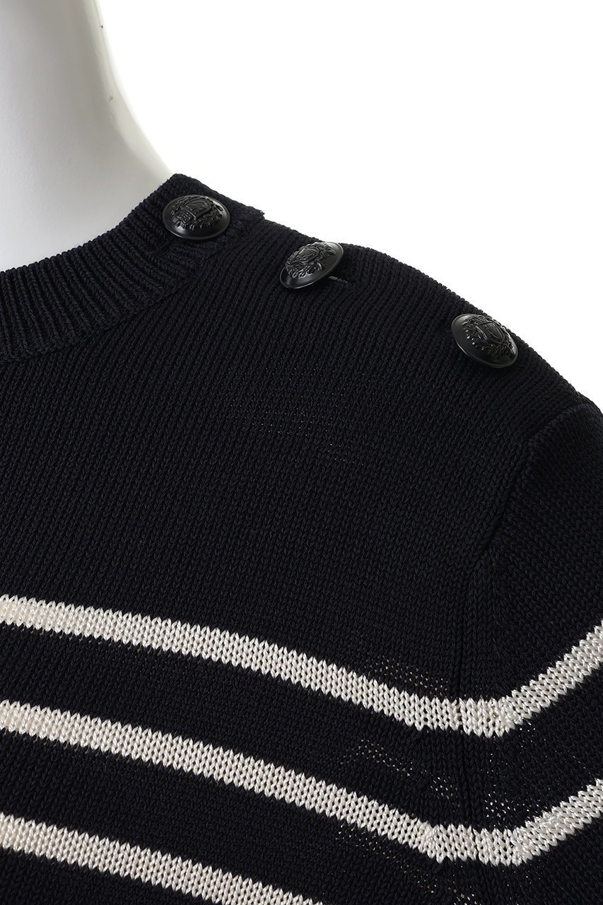 【ベイジ,/BEIGE,】のHELIODOR(ヘリオドール)/レーヨンボーダーマリンボタンニット 人気、トレンドファッション・服の通販 founy(ファニー) ファッション Fashion レディースファッション Fashion for Women トップス・カットソー Cut & Sew Tops ニット Knit Tops & Sweaters カジュアルプルオーバー・ニットトップス Pullovers & Knit Tops / Casual Pullovers スリーブ Sleeve, Long Sleeve / Short Sleeve ロング Long, Long-Length other-6|ID: prp329100004885444 ipo3291000000036471066