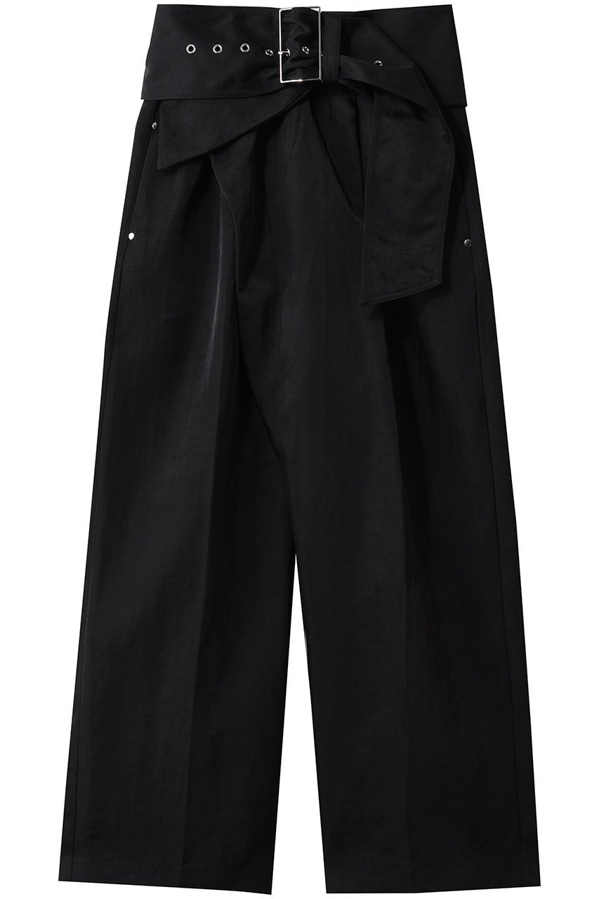 【プランク プロジェクト/PRANK PROJECT】のワイドベルトパンツ 人気、トレンドファッション・服の通販 founy(ファニー) 　ファッション　Fashion　レディースファッション　Fashion for Women　パンツ　Pants & Trousers　ベルト&ウエストマーク　Belts & Waist Accessories　アシンメトリー　Asymmetrical Style　ツイル　Twist, Twisted Detail　ベーシック　Basic, Essential　ルーズ　Loose, Oversized　エレガント 上品　Elegant　 other-1|ID: prp329100004885466 ipo3291000000036471250