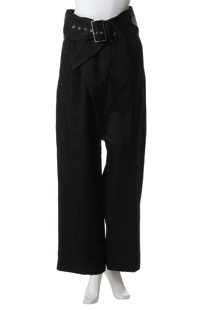 【プランク プロジェクト/PRANK PROJECT】のワイドベルトパンツ 人気、トレンドファッション・服の通販 founy(ファニー) 　ファッション　Fashion　レディースファッション　Fashion for Women　パンツ　Pants & Trousers　ベルト&ウエストマーク　Belts & Waist Accessories　アシンメトリー　Asymmetrical Style　ツイル　Twist, Twisted Detail　ベーシック　Basic, Essential　ルーズ　Loose, Oversized　エレガント 上品　Elegant　other-2|ID: prp329100004885466 ipo3291000000036471258