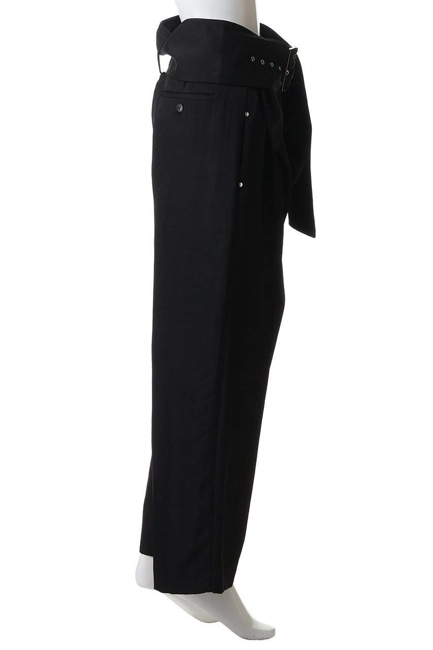 【プランク プロジェクト/PRANK PROJECT】のワイドベルトパンツ 人気、トレンドファッション・服の通販 founy(ファニー) 　ファッション　Fashion　レディースファッション　Fashion for Women　パンツ　Pants & Trousers　ベルト&ウエストマーク　Belts & Waist Accessories　アシンメトリー　Asymmetrical Style　ツイル　Twist, Twisted Detail　ベーシック　Basic, Essential　ルーズ　Loose, Oversized　エレガント 上品　Elegant　other-3|ID: prp329100004885466 ipo3291000000036471260