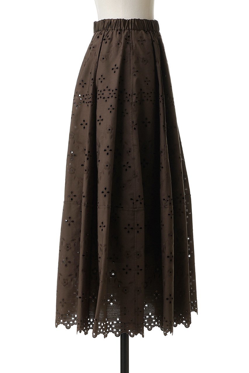 【ブラミンク/BLAMINK】のエンブロイダリーゴアードスカート 人気、トレンドファッション・服の通販 founy(ファニー) 　ファッション　Fashion　レディースファッション　Fashion for Women　スカート　Skirts　パーティ　Party, Party Style　フレア　Flare, Flared　夏　Summer　other-3|ID: prp329100004885487 ipo3291000000036471507