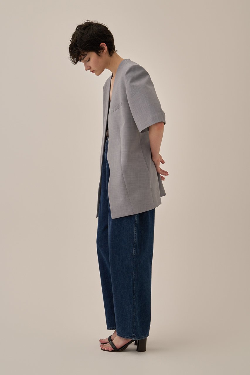 【アキラナカ/AKIRANAKA】のTeodora ハーフスリーブ ジャケット 人気、トレンドファッション・服の通販 founy(ファニー) 　ファッション　Fashion　レディースファッション　Fashion for Women　アウター　Coat / Outerwear Collection　レディースジャケット・軽アウター　Jackets　カッティング　Cutting Detail　ジャケット　Jacket, Outerwear　スリーブ　Sleeve, Long Sleeve / Short Sleeve　ハーフ　Half, Half-Length　フロント　Front, Front Design　リラックス　Relax, Relaxed Fit　エレガント 上品　Elegant　新作・新入荷　New Arrivals / New In　other-8|ID: prp329100004885499 ipo3291000000036471640