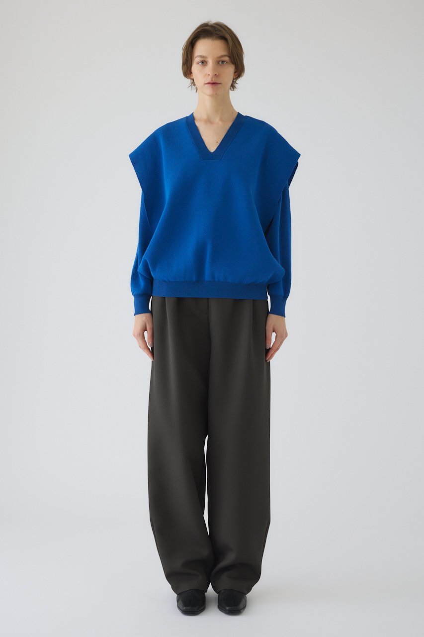 【リムアーク/RIM.ARK】のSide open oversized knit PO/プルオーバー 人気、トレンドファッション・服の通販 founy(ファニー) 　ファッション　Fashion　レディースファッション　Fashion for Women　トップス・カットソー　Cut & Sew Tops　ニット　Knit Tops & Sweaters　カジュアルプルオーバー・ニットトップス　Pullovers & Knit Tops / Casual Pullovers　インナー　Innerwear　スマート　Smart, Elegant　バランス　Balance, Style Balance　ベスト　Vest, Waistcoat　ワイド　Wide, Wide Fit　冬　Winter / This Winter　春　Spring　other-5|ID: prp329100004885522 ipo3291000000036471872