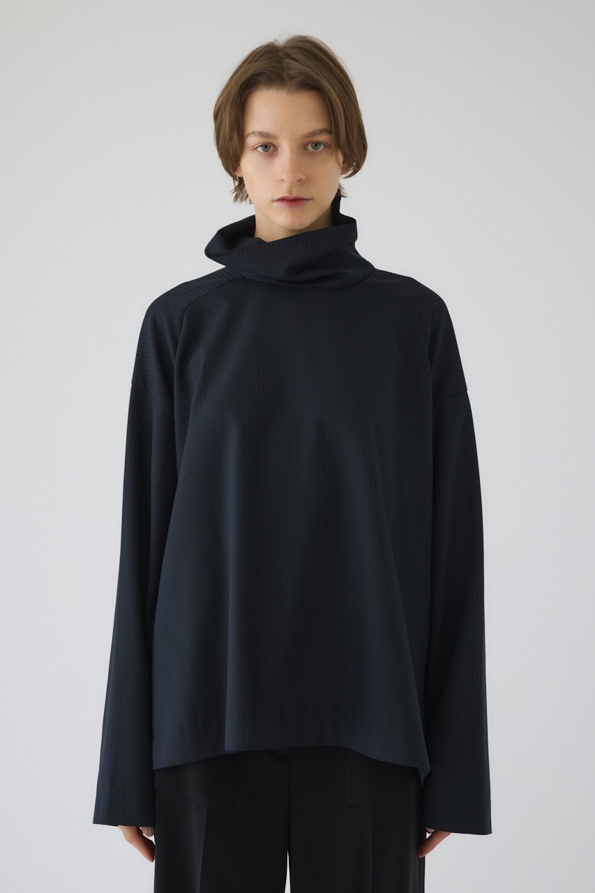 【リムアーク/RIM.ARK】のStripe big PO/プルオーバー インテリア・キッズ・メンズ・レディースファッション・服の通販 founy(ファニー) 　ファッション　Fashion　レディースファッション　Fashion for Women　トップス・カットソー　Cut & Sew Tops　ニット　Knit Tops & Sweaters　カジュアルプルオーバー・ニットトップス　Pullovers & Knit Tops / Casual Pullovers　ストライプ　Stripe, Striped Pattern　モダン　Modern, Contemporary　リラックス　Relax, Relaxed Fit　ネイビー|ID: prp329100004885523 ipo3291000000036471884