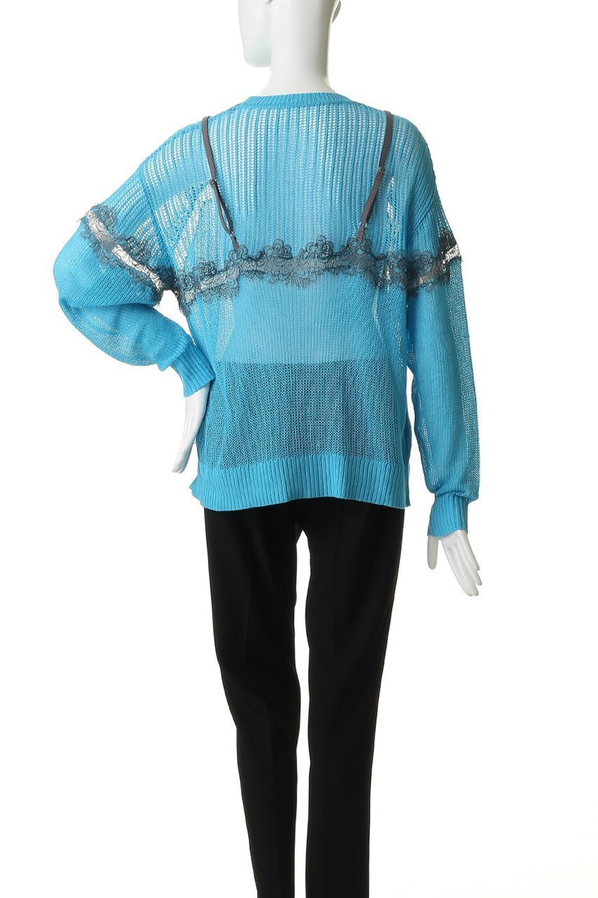 【メゾンスペシャル/MAISON SPECIAL】のLace-Combi Mesh Knit Pullover/レースコンビニットプルオーバー 人気、トレンドファッション・服の通販 founy(ファニー) 　ファッション　Fashion　レディースファッション　Fashion for Women　トップス・カットソー　Cut & Sew Tops　ニット　Knit Tops & Sweaters　カジュアルプルオーバー・ニットトップス　Pullovers & Knit Tops / Casual Pullovers　インナー　Innerwear　ドッキング　Docking, Mixed Material　ビスチェ　Bustier, Corset Top　ラップ　Wrap, Wrap Design　レース　Lace, Lace Fabric　other-4|ID: prp329100004885530 ipo3291000000036508593