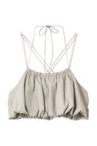 【メゾンスペシャル/MAISON SPECIAL】のGathered Balloon Vegan Leather Bustier/ギャザーバルーンフェイクレザービスチェ 人気、トレンドファッション・服の通販 founy(ファニー) ファッション Fashion レディースファッション Fashion for Women トップス・カットソー Cut & Sew Tops キャミソール&ノースリーブ Camisoles & Sleeveless Tops シャツ・ブラウス・オフィスカジュアル Elegant Blouses & Button-Ups ビスチェ Bustiers & Corset Tops / Layered Bustier Style ギャザー Gathered, Ruffled サテン Satin, Glossy Fabric ノースリーブ Sleeveless, No-Sleeve バルーン Balloon, Balloon Silhouette ビスチェ Bustier, Corset Top ラップ Wrap, Wrap Design エレガント 上品 Elegant thumbnail IVR(アイボリー)|ID: prp329100004885534 ipo3291000000036471987