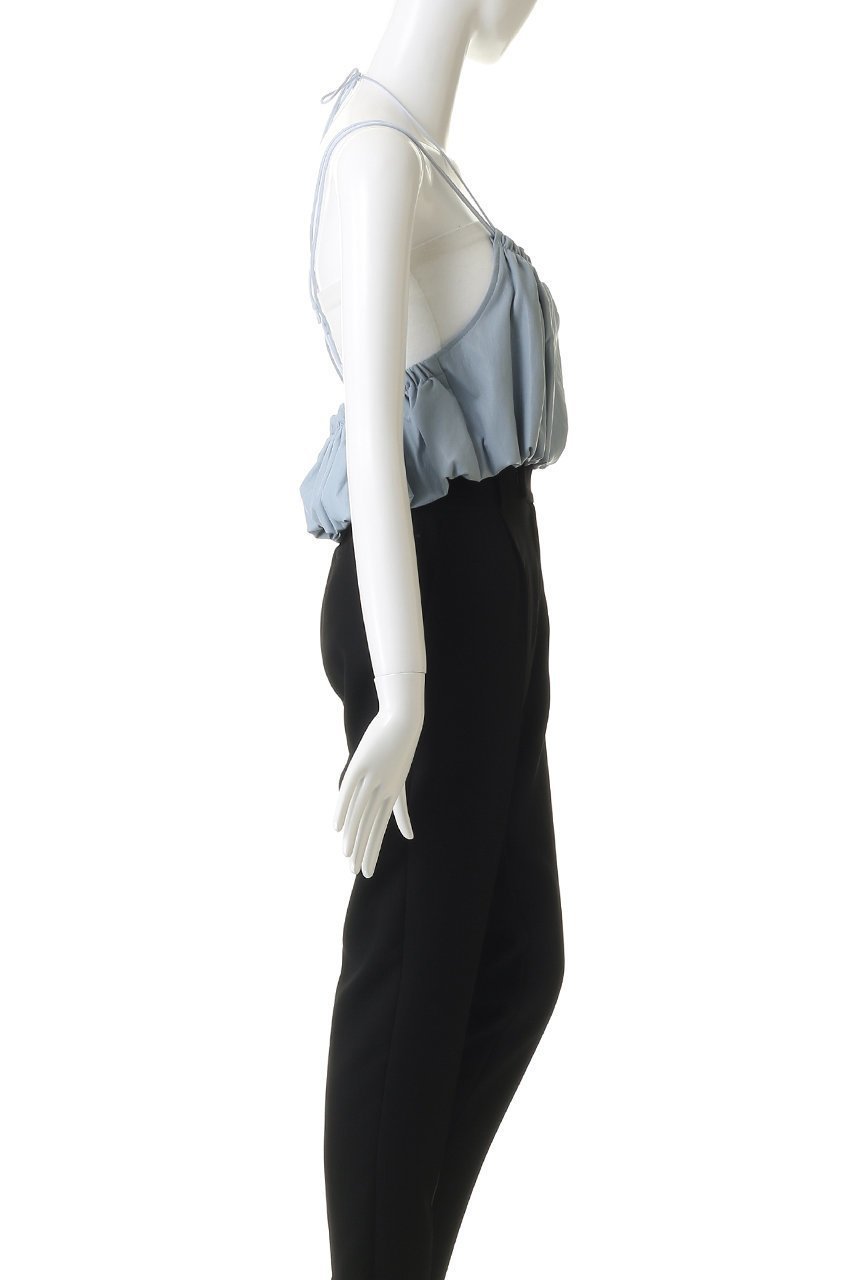 【メゾンスペシャル/MAISON SPECIAL】のGathered Balloon Vegan Leather Bustier/ギャザーバルーンフェイクレザービスチェ 人気、トレンドファッション・服の通販 founy(ファニー) 　ファッション　Fashion　レディースファッション　Fashion for Women　トップス・カットソー　Cut & Sew Tops　キャミソール&ノースリーブ　Camisoles & Sleeveless Tops　シャツ・ブラウス・オフィスカジュアル　Elegant Blouses & Button-Ups　ビスチェ　Bustiers & Corset Tops / Layered Bustier Style　ギャザー　Gathered, Ruffled　サテン　Satin, Glossy Fabric　ノースリーブ　Sleeveless, No-Sleeve　バルーン　Balloon, Balloon Silhouette　ビスチェ　Bustier, Corset Top　ラップ　Wrap, Wrap Design　エレガント 上品　Elegant　other-3|ID: prp329100004885534 ipo3291000000036471994