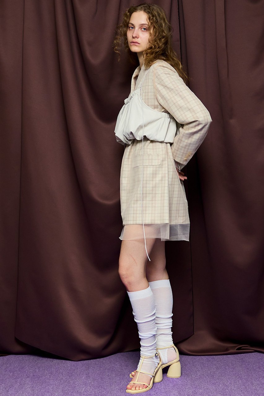 【メゾンスペシャル/MAISON SPECIAL】のGathered Balloon Vegan Leather Bustier/ギャザーバルーンフェイクレザービスチェ 人気、トレンドファッション・服の通販 founy(ファニー) 　ファッション　Fashion　レディースファッション　Fashion for Women　トップス・カットソー　Cut & Sew Tops　キャミソール&ノースリーブ　Camisoles & Sleeveless Tops　シャツ・ブラウス・オフィスカジュアル　Elegant Blouses & Button-Ups　ビスチェ　Bustiers & Corset Tops / Layered Bustier Style　ギャザー　Gathered, Ruffled　サテン　Satin, Glossy Fabric　ノースリーブ　Sleeveless, No-Sleeve　バルーン　Balloon, Balloon Silhouette　ビスチェ　Bustier, Corset Top　ラップ　Wrap, Wrap Design　エレガント 上品　Elegant　other-7|ID: prp329100004885534 ipo3291000000036472001