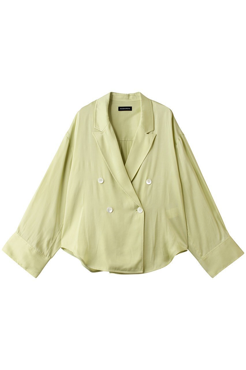 【メゾンスペシャル/MAISON SPECIAL】のJacket-Like Loose Shirt/ジャケットライクルーズシャツ インテリア・キッズ・メンズ・レディースファッション・服の通販 founy(ファニー) 　ファッション　Fashion　レディースファッション　Fashion for Women　アウター　Coat / Outerwear Collection　レディースジャケット・軽アウター　Jackets　トップス・カットソー　Cut & Sew Tops　ジャケット　Jacket, Outerwear　スリーブ　Sleeve, Long Sleeve / Short Sleeve　ロング　Long, Long-Length　LIME(ライム)|ID: prp329100004885536 ipo3291000000036472012
