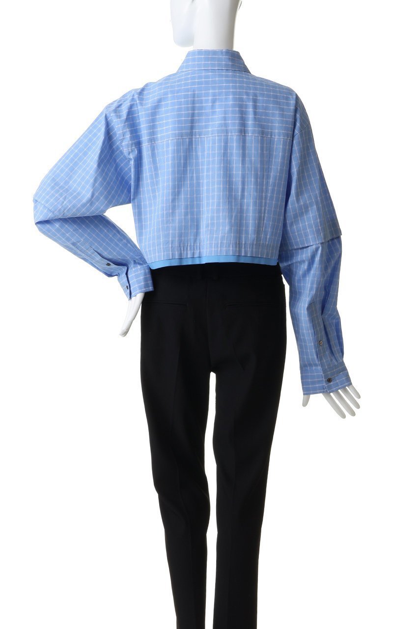 【メゾンスペシャル/MAISON SPECIAL】の2Way Sleeve Short Shirt/2WAYスリーブショートシャツ 人気、トレンドファッション・服の通販 founy(ファニー) 　ファッション　Fashion　レディースファッション　Fashion for Women　トップス・カットソー　Cut & Sew Tops　シャツ・ブラウス・オフィスカジュアル　Elegant Blouses & Button-Ups　ロングTシャツ・Tシャツ　Longline T-Shirts & Tees　クロップド　Cropped, Short Length　ショート　Short, Short Length　スリーブ　Sleeve, Long Sleeve / Short Sleeve　ロング　Long, Long-Length　other-4|ID: prp329100004885547 ipo3291000000036472133