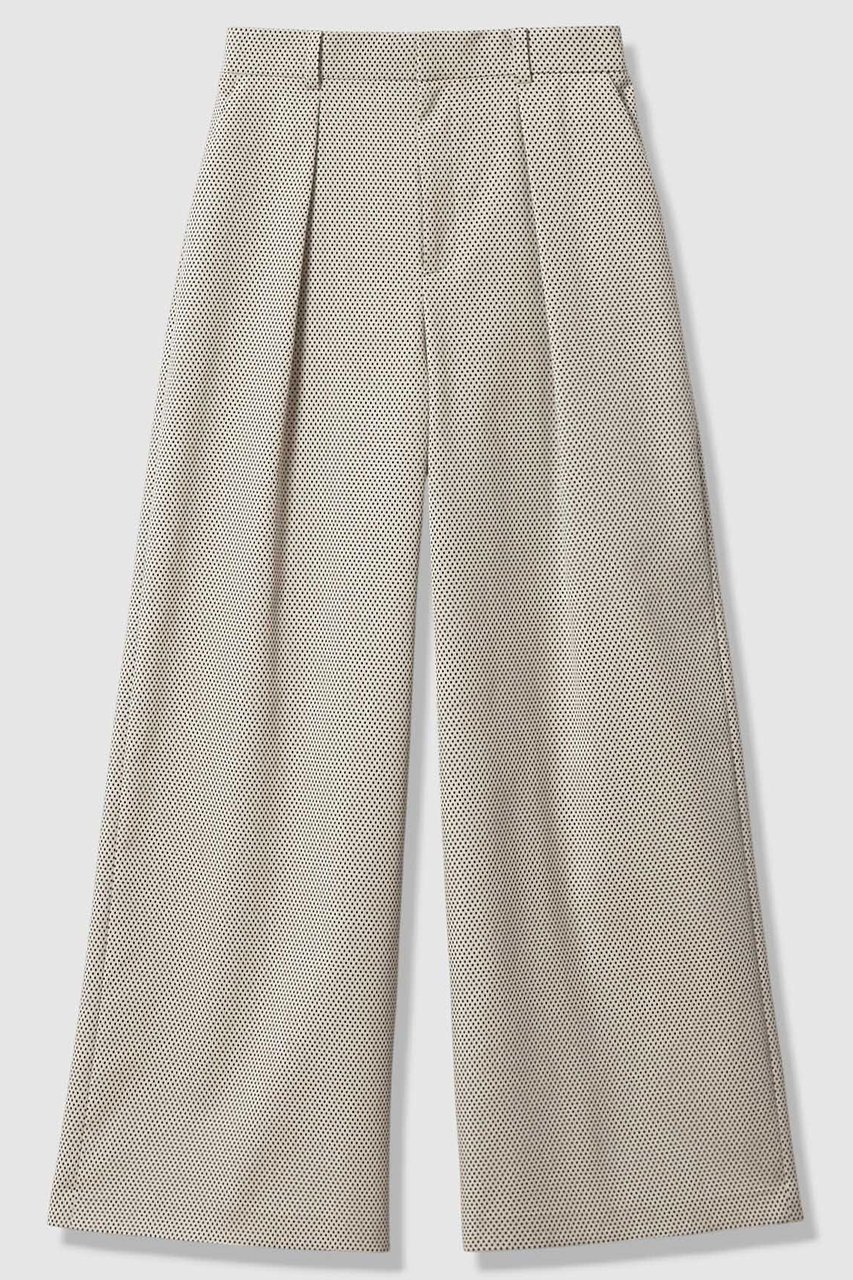 【アナイ/ANAYI】の【セットアップ対象商品】モノトーンドットジャガードタックワイドパンツ インテリア・キッズ・メンズ・レディースファッション・服の通販 founy(ファニー) 　ファッション　Fashion　レディースファッション　Fashion for Women　セットアップ　Matching Sets　レディースパンツ・ボトムス　Pants & Trousers / Bottoms　パンツ　Pants & Trousers　おすすめ　Recommended / Our Picks　ジャカード／ジャガード　Jacquard, Woven Pattern　ジャケット　Jacket, Outerwear　ストレッチ　Stretch, Stretchy Fabric　セットアップ　Set-Up, Coordinated Outfit　リラックス　Relax, Relaxed Fit　ワイド　Wide, Wide Fit　新作・新入荷　New Arrivals / New In　軽量　Lightweight, Ultra Light　ビジネス 仕事 通勤　Business / Work / Commuting　アイボリー|ID: prp329100004885557 ipo3291000000036472233