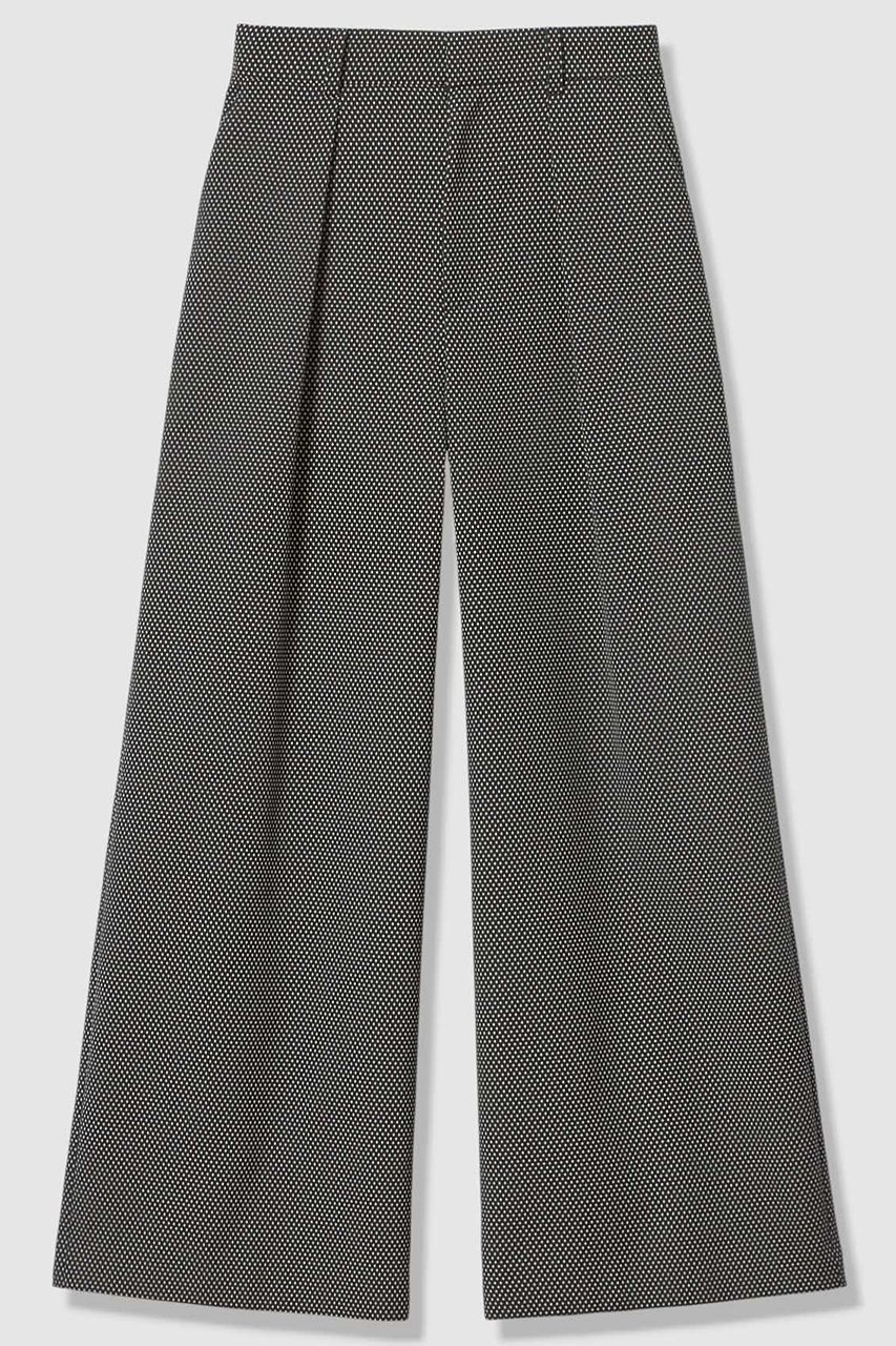 【アナイ/ANAYI】の【セットアップ対象商品】モノトーンドットジャガードタックワイドパンツ インテリア・キッズ・メンズ・レディースファッション・服の通販 founy(ファニー) 　ファッション　Fashion　レディースファッション　Fashion for Women　セットアップ　Matching Sets　レディースパンツ・ボトムス　Pants & Trousers / Bottoms　パンツ　Pants & Trousers　おすすめ　Recommended / Our Picks　ジャカード／ジャガード　Jacquard, Woven Pattern　ジャケット　Jacket, Outerwear　ストレッチ　Stretch, Stretchy Fabric　セットアップ　Set-Up, Coordinated Outfit　リラックス　Relax, Relaxed Fit　ワイド　Wide, Wide Fit　新作・新入荷　New Arrivals / New In　軽量　Lightweight, Ultra Light　ビジネス 仕事 通勤　Business / Work / Commuting　ブラック|ID: prp329100004885557 ipo3291000000036472235