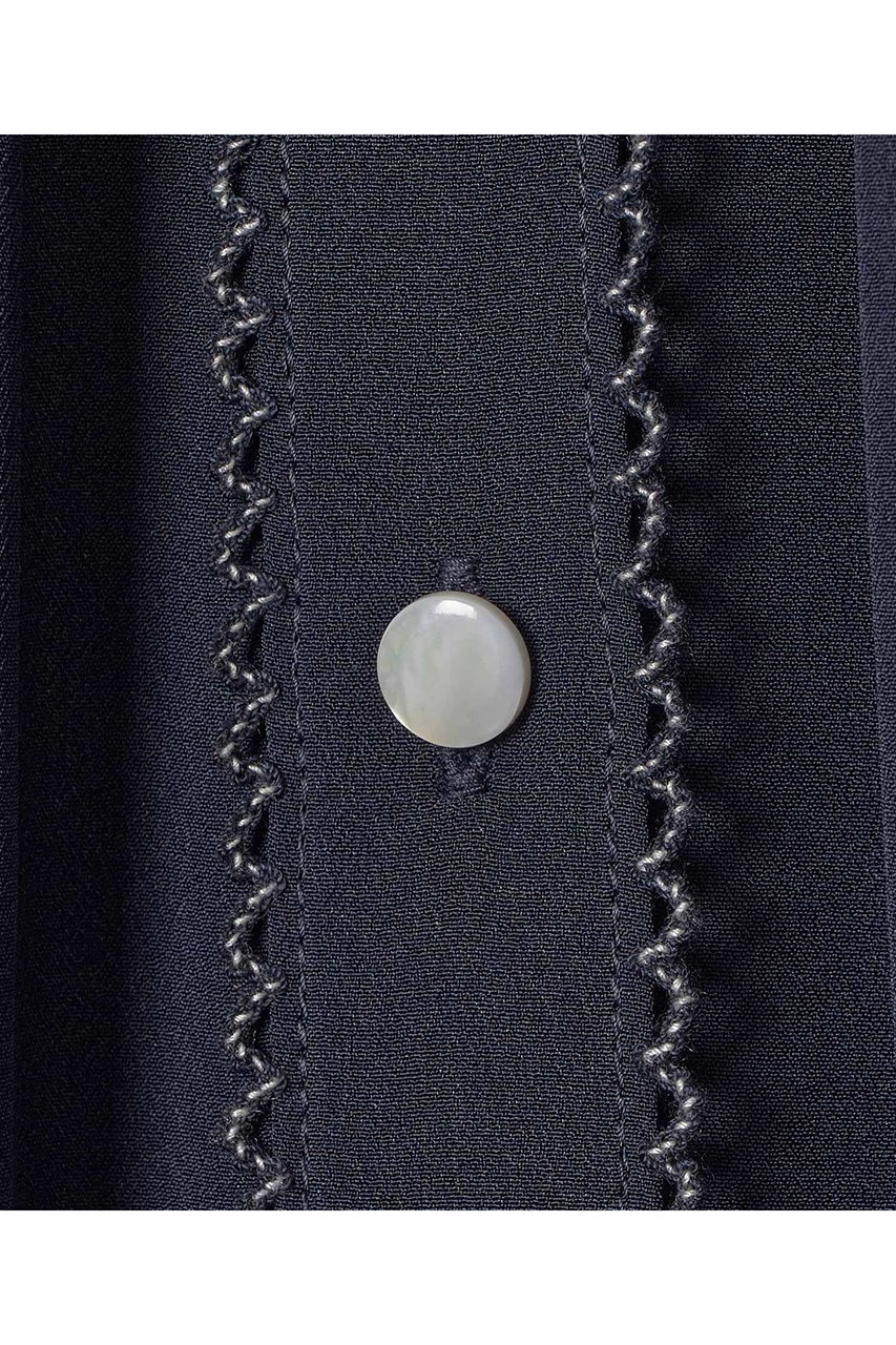 【アナイ/ANAYI】のピコスカラレイヤードスリーブ ワンピース 人気、トレンドファッション・服の通販 founy(ファニー) 　ファッション　Fashion　レディースファッション　Fashion for Women　ワンピース　Dresses　チュニック　Tunic Tops & Dresses　エレガント 上品　Elegant　ジャケット　Jacket, Outerwear　スカラップ　Scallop, Scalloped Edge　スリーブ　Sleeve, Long Sleeve / Short Sleeve　チュニック　Tunic, Long Top　フレア　Flare, Flared　フレンチ　French, French Style　ロング　Long, Long-Length　新作・新入荷　New Arrivals / New In　other-5|ID: prp329100004885559 ipo3291000000036472259