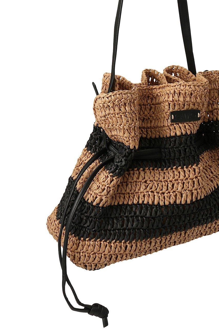 【エスメラルダ/Esmeralda】の【GAIMO】ラフィア巾着ショルダーバッグ 人気、トレンドファッション・服の通販 founy(ファニー) 　ファッション　Fashion　レディースファッション　Fashion for Women　バッグ　Bags　ラフィア　Raffia, Natural Straw　夏　Summer　巾着　Drawstring Bag, Kinchaku　春　Spring　S/S・春夏　SS, Spring/Summer, Warm Season　other-4|ID: prp329100004885645 ipo3291000000036472719