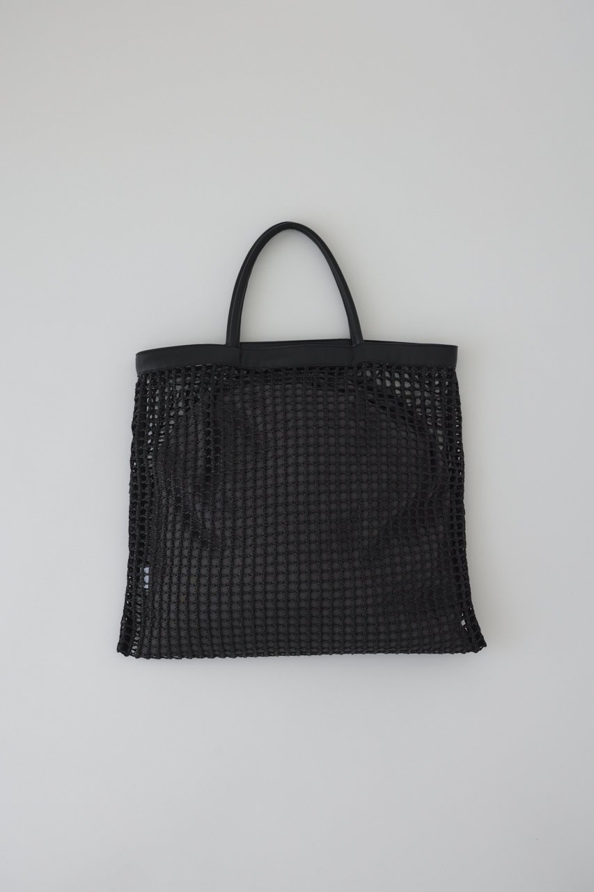 【リムアーク/RIM.ARK】のSquare mesh BAG/バッグ インテリア・キッズ・メンズ・レディースファッション・服の通販 founy(ファニー) 　ファッション　Fashion　レディースファッション　Fashion for Women　バッグ　Bags　クラッチ　Clutch, Clutch Bag　スクエア　Square, Square Shape　スタイリッシュ　Stylish, Fashionable　メッシュ　Mesh, Net Fabric　巾着　Drawstring Bag, Kinchaku　ブラック|ID: prp329100004885651 ipo3291000000036472795