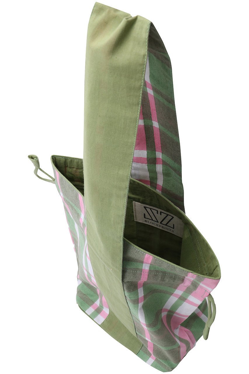 【エスゼット ブロックプリント/SZ Blockprints】のTARTAN ダンプリングバッグ 人気、トレンドファッション・服の通販 founy(ファニー) 　ファッション　Fashion　レディースファッション　Fashion for Women　バッグ　Bags　ギャザー　Gathered, Ruffled　チェック　Check, Plaid, Tartan　フェミニン　Feminine, Girly　プリント　Print, Printed Pattern　旅行　Travel　other-6|ID: prp329100004885652 ipo3291000000036472823