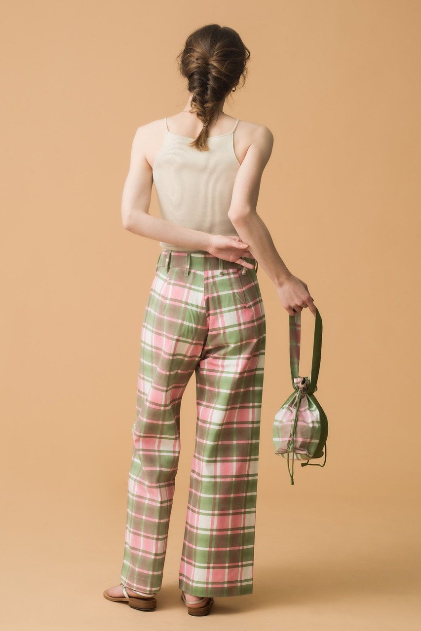 【エスゼット ブロックプリント/SZ Blockprints】のTARTAN ダンプリングバッグ 人気、トレンドファッション・服の通販 founy(ファニー) 　ファッション　Fashion　レディースファッション　Fashion for Women　バッグ　Bags　ギャザー　Gathered, Ruffled　チェック　Check, Plaid, Tartan　フェミニン　Feminine, Girly　プリント　Print, Printed Pattern　旅行　Travel　other-8|ID: prp329100004885652 ipo3291000000036472827