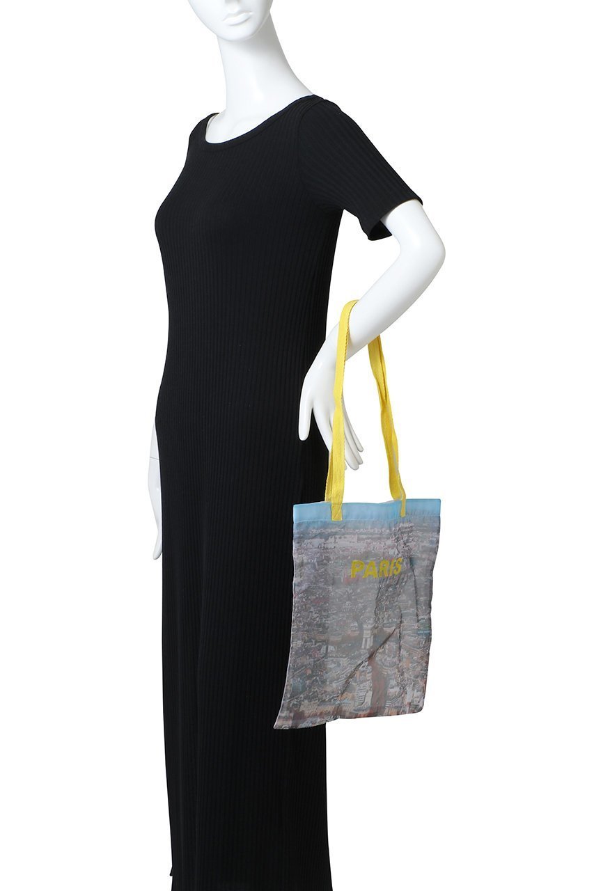 【マルティニーク/martinique】の【brigitte tanaka】PARIS CIEL BAG 大人の最旬トレンドファッション＆コーディネート founy(ファウニー) 　ファッション　Fashion　レディースファッション　Fashion for Women　バッグ　Bags　イエロー　Yellow　シアー　Sheer, See-Through　フランス　France, French　プリント　Print, Printed Pattern　other-2|ID: prp329100004885654 ipo3291000000036926249