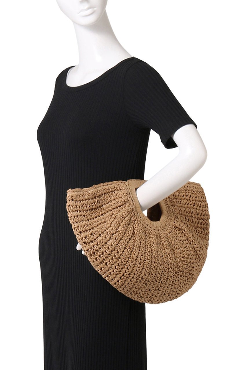 【エスメラルダ/Esmeralda】の【GAIMO】アーチ型ハンドバッグ 人気、トレンドファッション・服の通販 founy(ファニー) 　ファッション　Fashion　レディースファッション　Fashion for Women　バッグ　Bags　シューズ　Shoes, Footwear　ポケット　Pocket, Pocket Detail　ラフィア　Raffia, Natural Straw　夏　Summer　春　Spring　S/S・春夏　SS, Spring/Summer, Warm Season　other-2|ID: prp329100004885664 ipo3291000000036472921