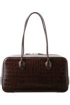 【ジェイドット/j.】の【MAISON CANAU】EWボックスボストン/クロコ ブラウン|ID: prp329100004885688 ipo3291000000036473099