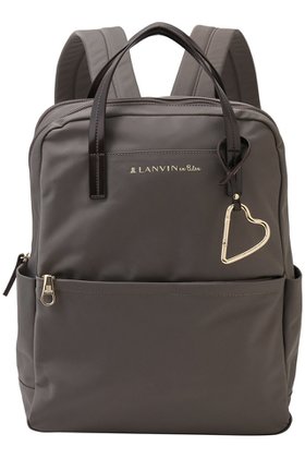 【ランバン オン ブルー/LANVIN en Bleu】 マルク ハートカラビナリュック 484214人気、トレンドファッション・服の通販 founy(ファニー) ファッション Fashion レディースファッション Fashion for Women バッグ Bags シンプル Simple, Minimal チャーム Charm, Pendant ポケット Pocket, Pocket Detail リュック Backpack, Rucksack 軽量 Lightweight, Ultra Light |ID:prp329100004885691