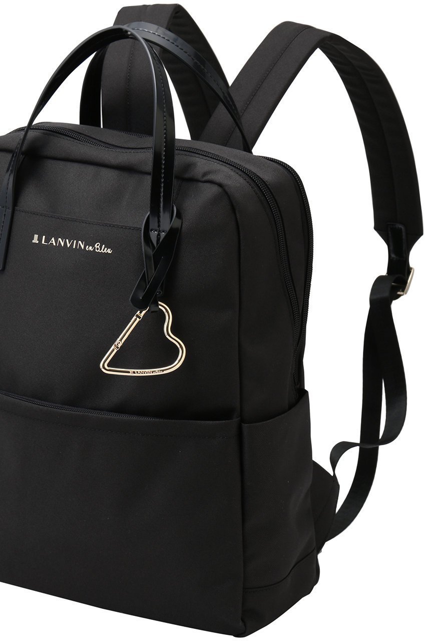 【ランバン オン ブルー/LANVIN en Bleu】のマルク ハートカラビナリュック 484214 大人の最旬トレンドファッション＆コーディネート founy(ファウニー) 　ファッション　Fashion　レディースファッション　Fashion for Women　バッグ　Bags　シンプル　Simple, Minimal　チャーム　Charm, Pendant　ポケット　Pocket, Pocket Detail　リュック　Backpack, Rucksack　軽量　Lightweight, Ultra Light　other-4|ID: prp329100004885691 ipo3291000000036926911