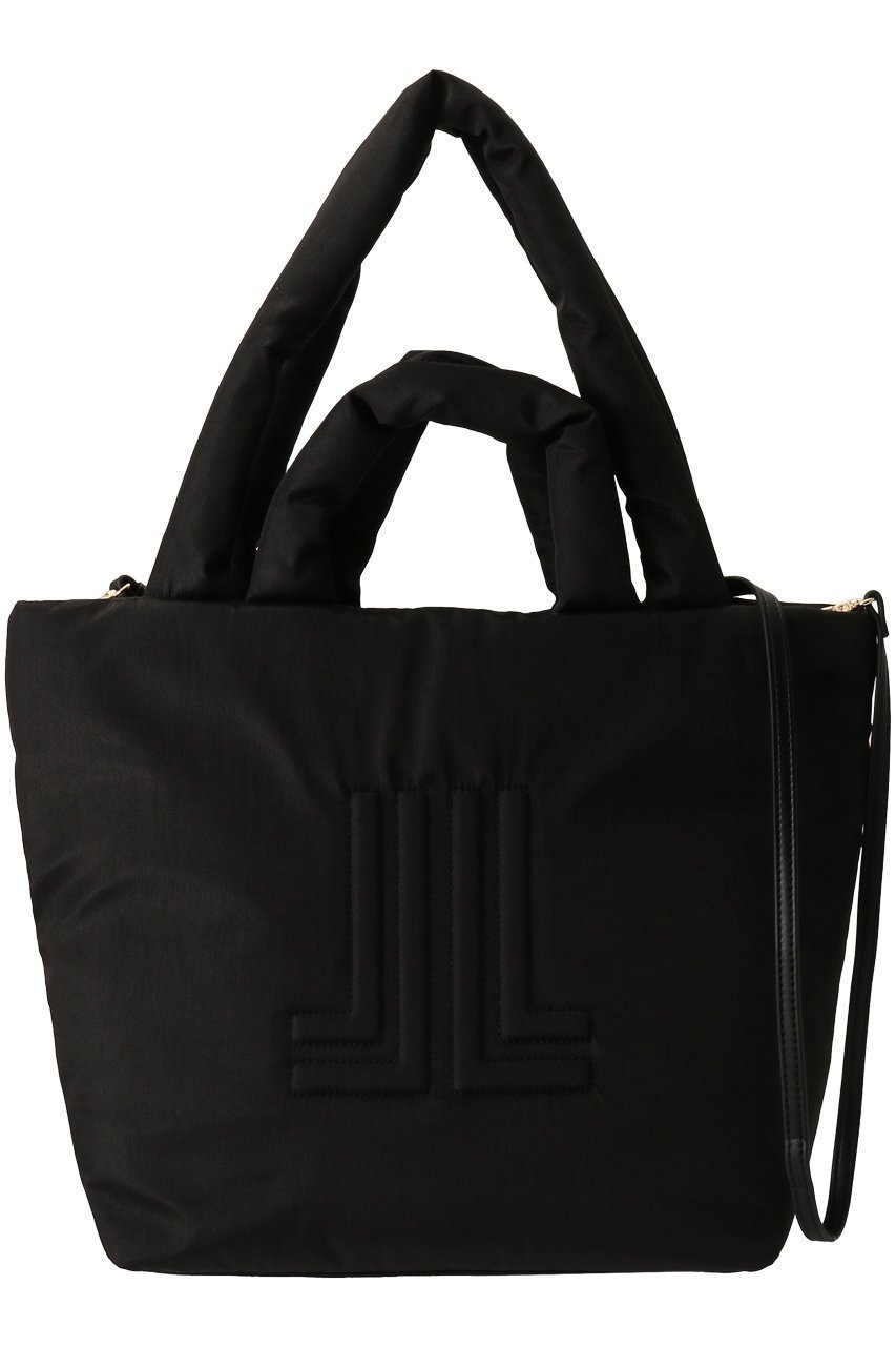 【ランバン オン ブルー/LANVIN en Bleu】のパデッドロゴBIGバッグ インテリア・キッズ・メンズ・レディースファッション・服の通販 founy(ファニー) 　ファッション　Fashion　レディースファッション　Fashion for Women　バッグ　Bags　ビジネス 仕事 通勤　Business / Work / Commuting　ポケット　Pocket, Pocket Detail　旅行　Travel　ブラック|ID: prp329100004885757 ipo3291000000036473828