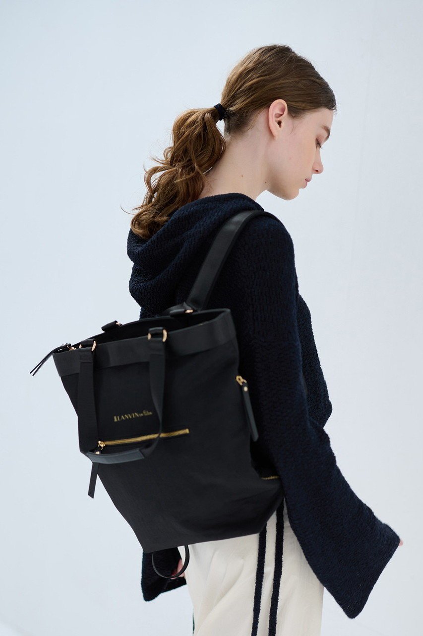 【ランバン オン ブルー/LANVIN en Bleu】のポリエステルトート型リュック 人気、トレンドファッション・服の通販 founy(ファニー) 　ファッション　Fashion　レディースファッション　Fashion for Women　バッグ　Bags　シンプル　Simple, Minimal　ポケット　Pocket, Pocket Detail　リュック　Backpack, Rucksack　ビジネス 仕事 通勤　Business / Work / Commuting　other-8|ID: prp329100004885797 ipo3291000000036474210