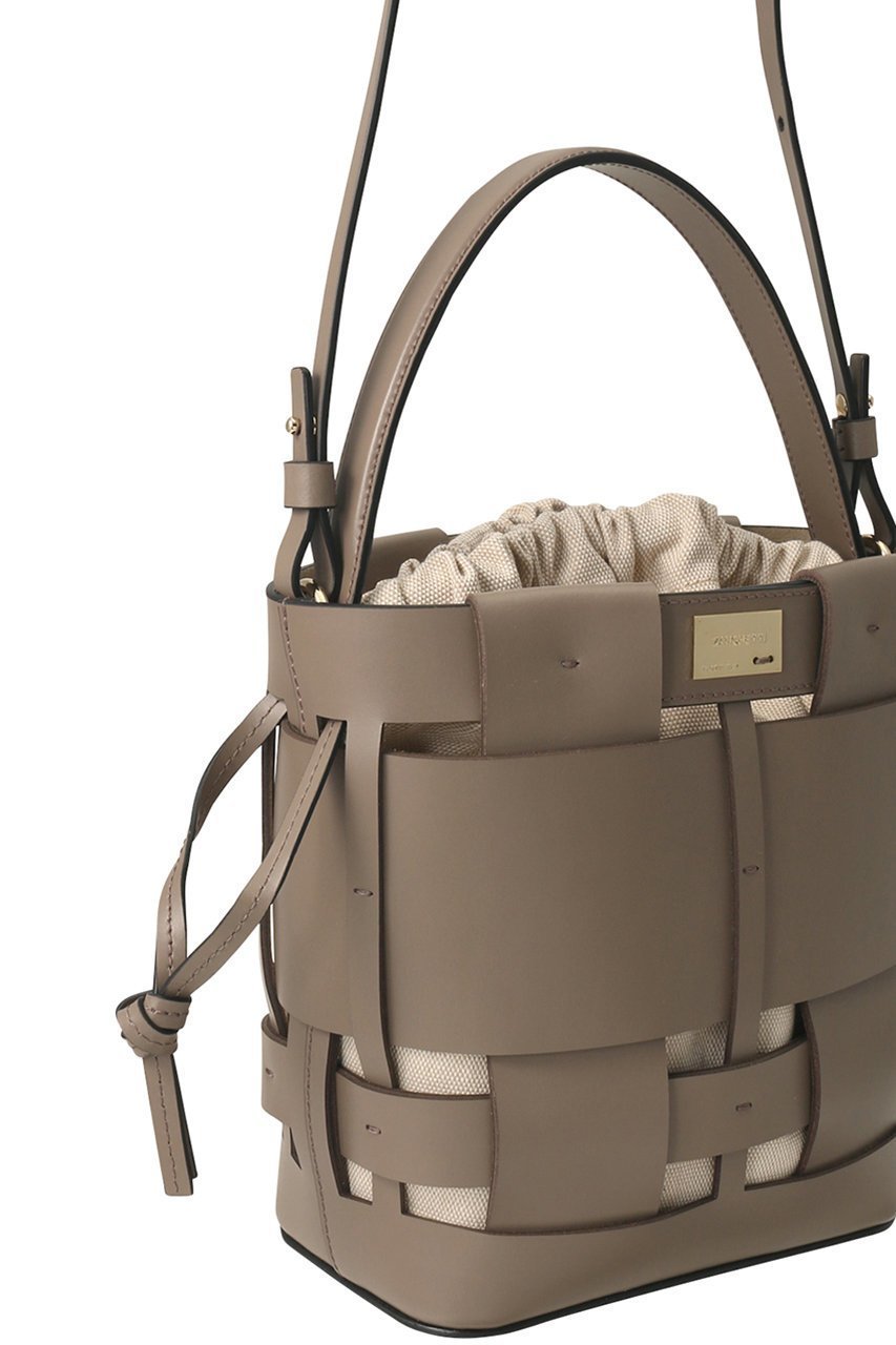 【ザンチェッティ/ZANCHETTI】のWOVEN BUCKET SMALL 人気、トレンドファッション・服の通販 founy(ファニー) 　ファッション　Fashion　レディースファッション　Fashion for Women　バッグ　Bags　バスケット　Basket, Basket Bag　メッシュ　Mesh, Net Fabric　ランダム　Random, Irregular　エレガント 上品　Elegant　巾着　Drawstring Bag, Kinchaku　春　Spring　other-4|ID: prp329100004885813 ipo3291000000036474341