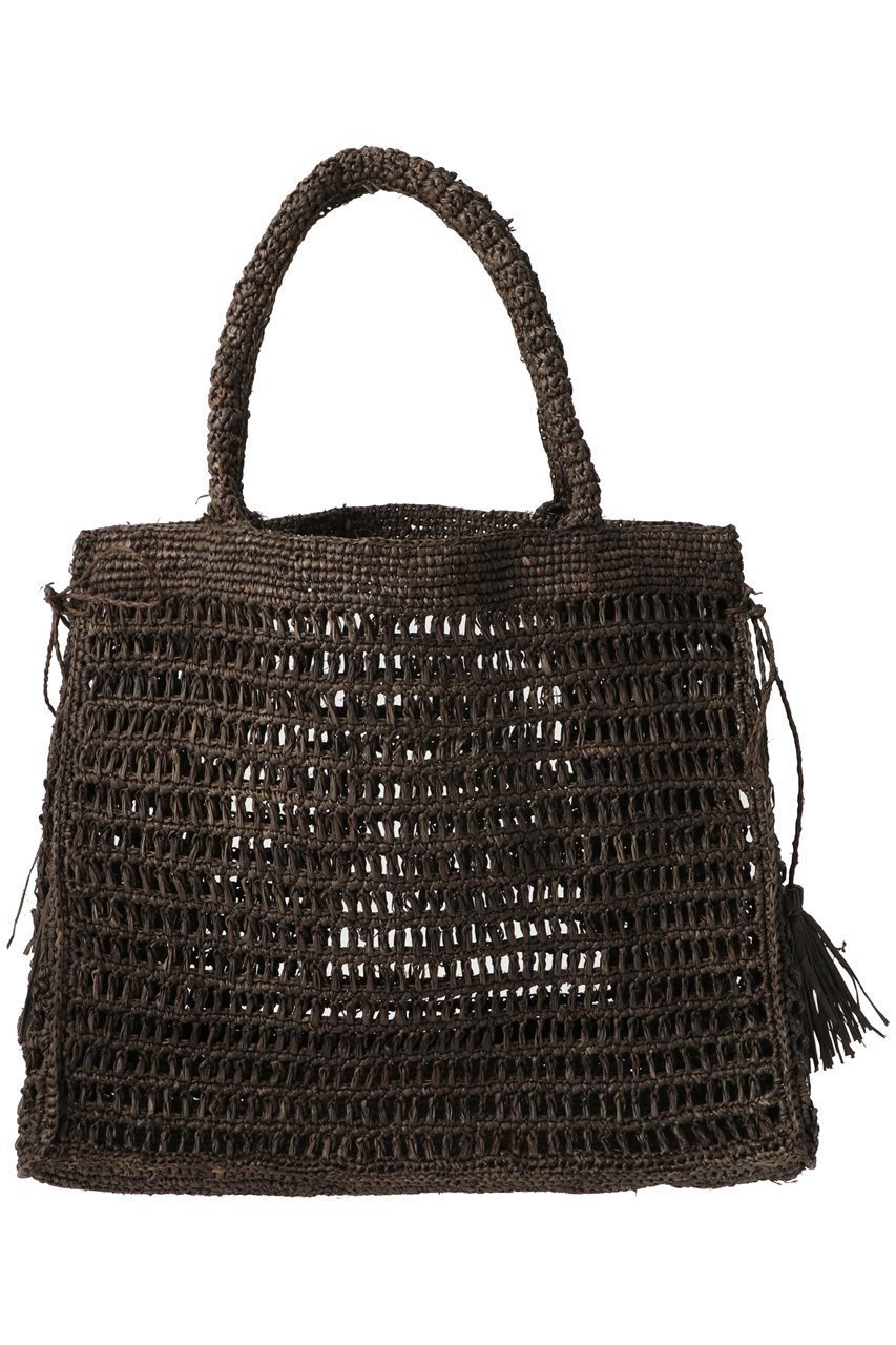 【プリスティン/PRISTINE】のラフィアメッシュボックスバッグ 人気、トレンドファッション・服の通販 founy(ファニー) 　ファッション　Fashion　レディースファッション　Fashion for Women　バッグ　Bags　タッセル　Tassel, Fringe　リゾート　Resort, Vacation Style　夏　Summer　春　Spring　S/S・春夏　SS, Spring/Summer, Warm Season　other-3|ID: prp329100004885825 ipo3291000000036474467