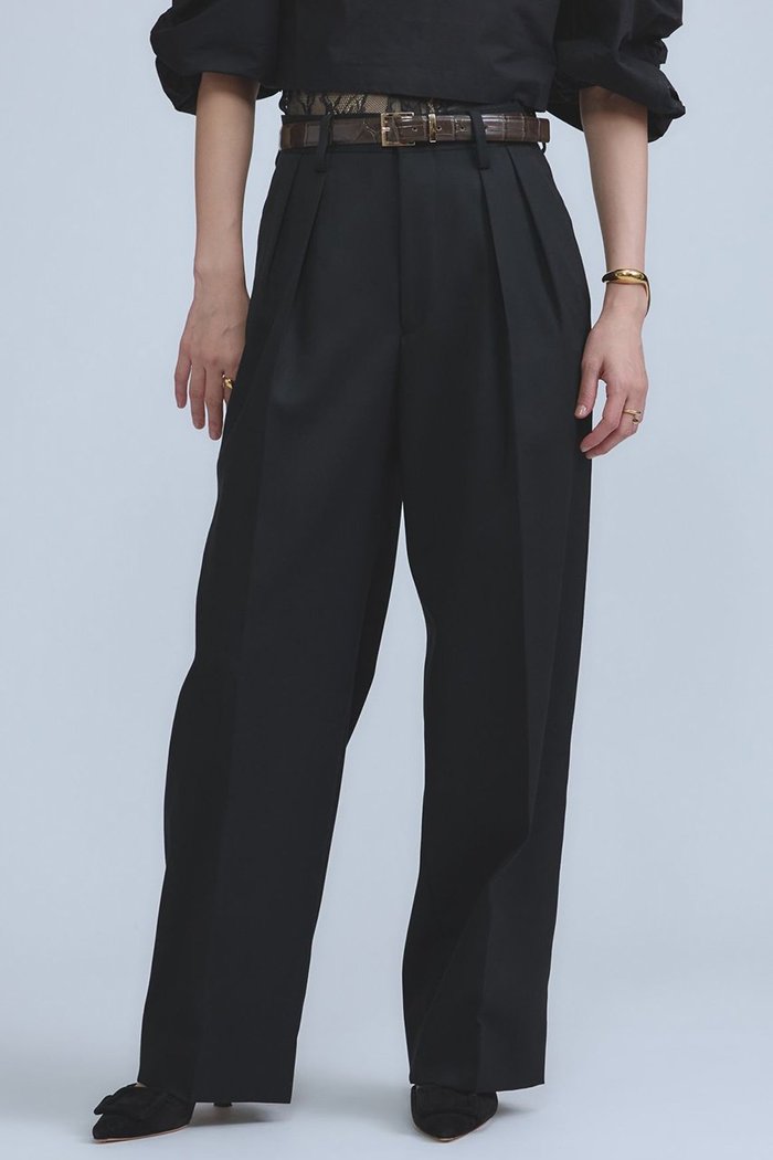 【カオス/Chaos】のエクールトラウザー インテリア・キッズ・メンズ・レディースファッション・服の通販 founy(ファニー) https://founy.com/ ファッション Fashion レディースファッション Fashion for Women パンツ Pants & Trousers シンプル Simple, Minimal テーパード Tapered, Tapered Pants 再入荷 Restock / Back in Stock |ID: prp329100004885834 ipo3291000000036474550