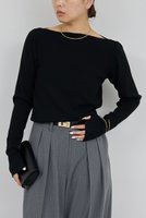 【ガリャルダガランテ/GALLARDAGALANTE】のボートニットプルオーバー 人気、トレンドファッション・服の通販 founy(ファニー) ファッション Fashion レディースファッション Fashion for Women トップス・カットソー Cut & Sew Tops ニット Knit Tops & Sweaters カジュアルプルオーバー・ニットトップス Pullovers & Knit Tops / Casual Pullovers おすすめ Recommended / Our Picks インナー Innerwear エレガント 上品 Elegant サロペット Overalls, Salopette ジャケット Jacket, Outerwear デコルテ Décolleté, Neckline |ID:prp329100004885845