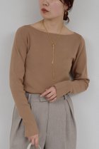 【ガリャルダガランテ/GALLARDAGALANTE】のボートニットプルオーバー 人気、トレンドファッション・服の通販 founy(ファニー) ファッション Fashion レディースファッション Fashion for Women トップス・カットソー Cut & Sew Tops ニット Knit Tops & Sweaters カジュアルプルオーバー・ニットトップス Pullovers & Knit Tops / Casual Pullovers おすすめ Recommended / Our Picks インナー Innerwear エレガント 上品 Elegant サロペット Overalls, Salopette ジャケット Jacket, Outerwear デコルテ Décolleté, Neckline thumbnail キャメル|ID: prp329100004885845 ipo3291000000036474665