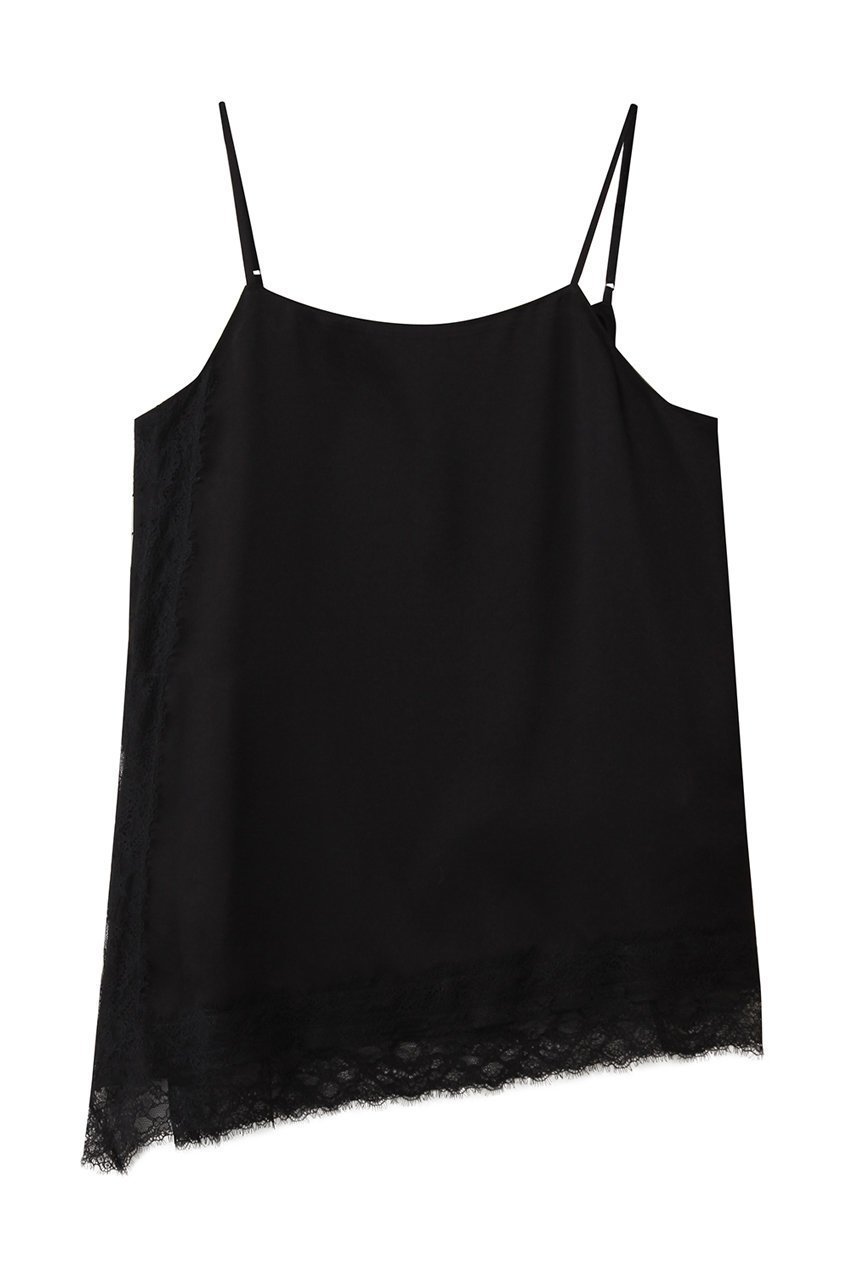 【ハー/HER.】のトリアセレースキャミソール 人気、トレンドファッション・服の通販 founy(ファニー) 　ファッション　Fashion　レディースファッション　Fashion for Women　トップス・カットソー　Cut & Sew Tops　キャミソール&ノースリーブ　Camisoles & Sleeveless Tops　シャツ・ブラウス・オフィスカジュアル　Elegant Blouses & Button-Ups　ロングTシャツ・Tシャツ　Longline T-Shirts & Tees　カットソー・ベーシックTシャツ　Cut-and-Sewn Tops / Stretch Tees & Basics　イレギュラーヘム　Irregular Hem　キャミソール　Camisole, Spaghetti Strap Top　サテン　Satin, Glossy Fabric　シルク　Silk, 100% Silk　シンプル　Simple, Minimal　タンク　Tank Top, Sleeveless Top　レース　Lace, Lace Fabric　エレガント 上品　Elegant　 other-1|ID: prp329100004885872 ipo3291000000036475134