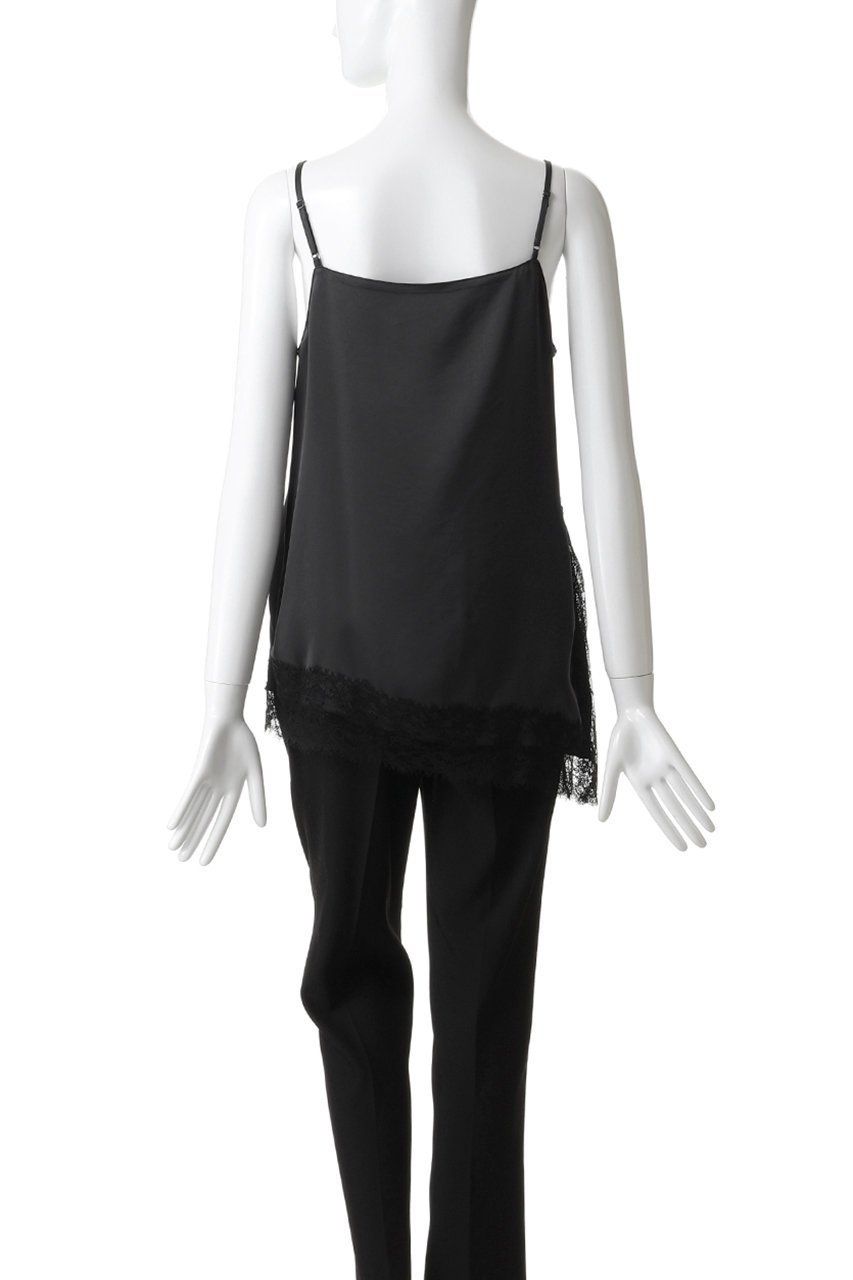 【ハー/HER.】のトリアセレースキャミソール 人気、トレンドファッション・服の通販 founy(ファニー) 　ファッション　Fashion　レディースファッション　Fashion for Women　トップス・カットソー　Cut & Sew Tops　キャミソール&ノースリーブ　Camisoles & Sleeveless Tops　シャツ・ブラウス・オフィスカジュアル　Elegant Blouses & Button-Ups　ロングTシャツ・Tシャツ　Longline T-Shirts & Tees　カットソー・ベーシックTシャツ　Cut-and-Sewn Tops / Stretch Tees & Basics　イレギュラーヘム　Irregular Hem　キャミソール　Camisole, Spaghetti Strap Top　サテン　Satin, Glossy Fabric　シルク　Silk, 100% Silk　シンプル　Simple, Minimal　タンク　Tank Top, Sleeveless Top　レース　Lace, Lace Fabric　エレガント 上品　Elegant　other-4|ID: prp329100004885872 ipo3291000000036475145