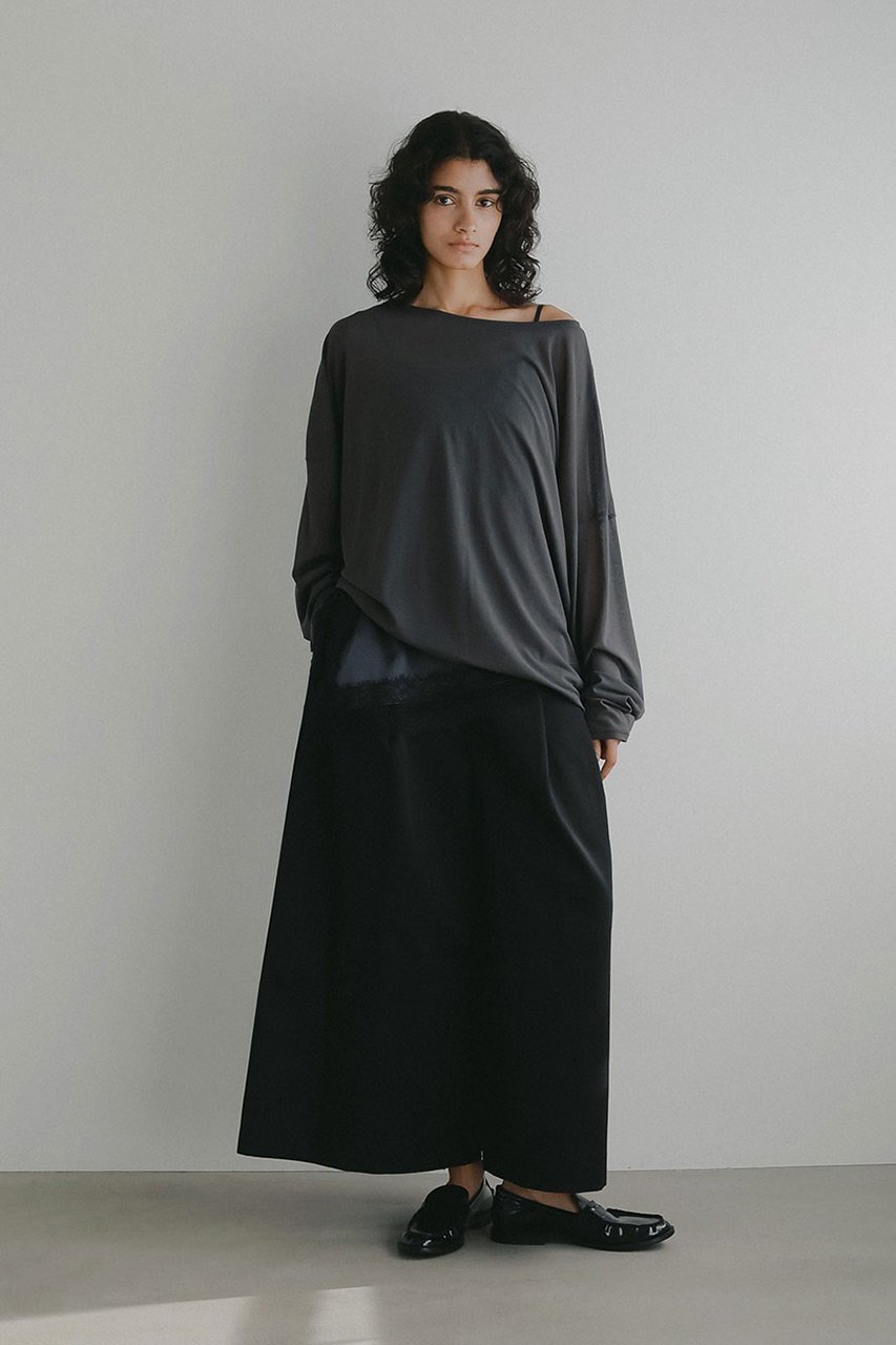 【ハー/HER.】のトリアセレースキャミソール 人気、トレンドファッション・服の通販 founy(ファニー) 　ファッション　Fashion　レディースファッション　Fashion for Women　トップス・カットソー　Cut & Sew Tops　キャミソール&ノースリーブ　Camisoles & Sleeveless Tops　シャツ・ブラウス・オフィスカジュアル　Elegant Blouses & Button-Ups　ロングTシャツ・Tシャツ　Longline T-Shirts & Tees　カットソー・ベーシックTシャツ　Cut-and-Sewn Tops / Stretch Tees & Basics　イレギュラーヘム　Irregular Hem　キャミソール　Camisole, Spaghetti Strap Top　サテン　Satin, Glossy Fabric　シルク　Silk, 100% Silk　シンプル　Simple, Minimal　タンク　Tank Top, Sleeveless Top　レース　Lace, Lace Fabric　エレガント 上品　Elegant　other-6|ID: prp329100004885872 ipo3291000000036475148