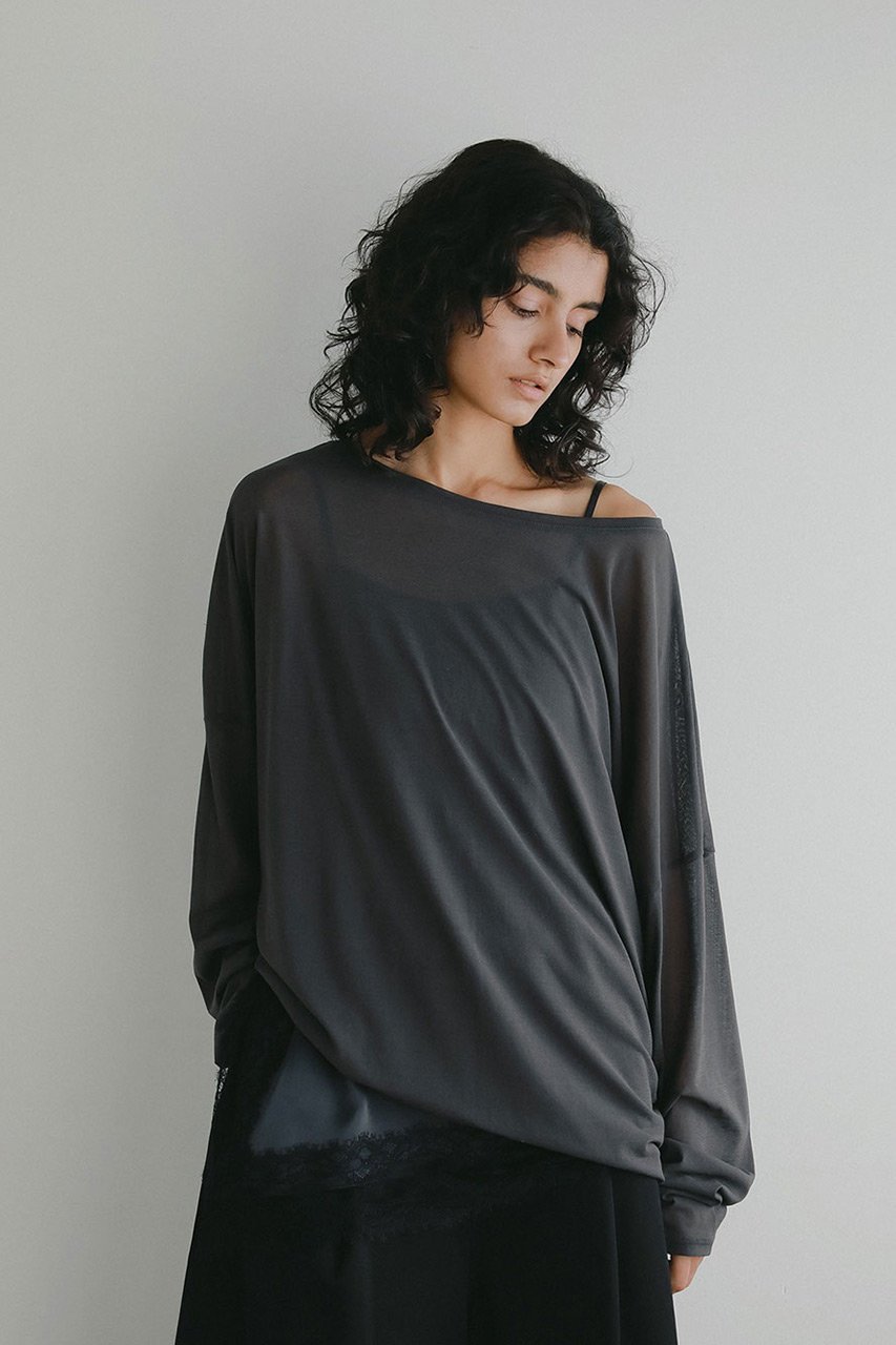 【ハー/HER.】のトリアセレースキャミソール 人気、トレンドファッション・服の通販 founy(ファニー) 　ファッション　Fashion　レディースファッション　Fashion for Women　トップス・カットソー　Cut & Sew Tops　キャミソール&ノースリーブ　Camisoles & Sleeveless Tops　シャツ・ブラウス・オフィスカジュアル　Elegant Blouses & Button-Ups　ロングTシャツ・Tシャツ　Longline T-Shirts & Tees　カットソー・ベーシックTシャツ　Cut-and-Sewn Tops / Stretch Tees & Basics　イレギュラーヘム　Irregular Hem　キャミソール　Camisole, Spaghetti Strap Top　サテン　Satin, Glossy Fabric　シルク　Silk, 100% Silk　シンプル　Simple, Minimal　タンク　Tank Top, Sleeveless Top　レース　Lace, Lace Fabric　エレガント 上品　Elegant　other-7|ID: prp329100004885872 ipo3291000000036475150