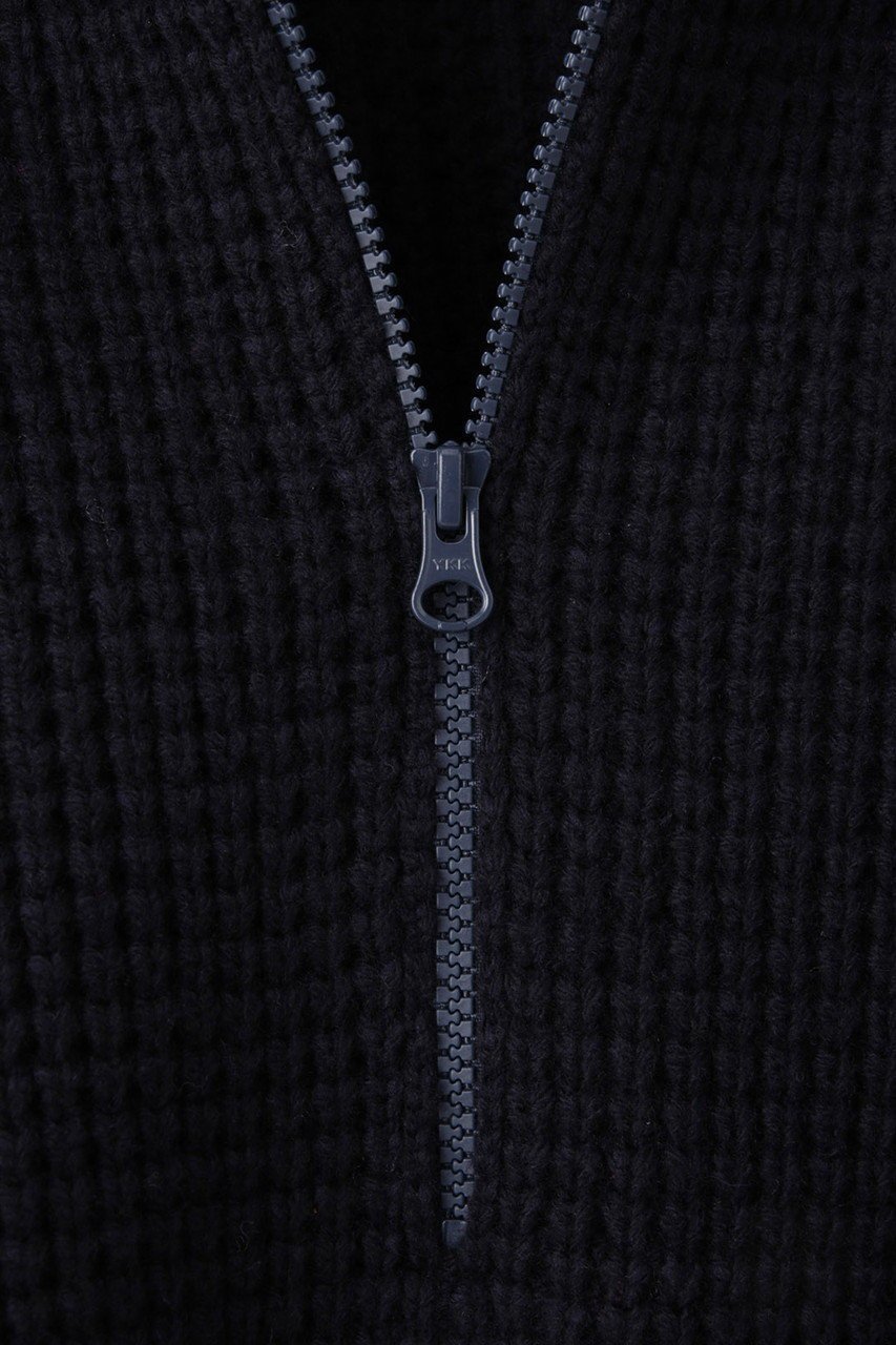 【レリル/lelill】のワッフルハーフZIPニット 人気、トレンドファッション・服の通販 founy(ファニー) 　ファッション　Fashion　レディースファッション　Fashion for Women　トップス・カットソー　Cut & Sew Tops　ニット　Knit Tops & Sweaters　カジュアルプルオーバー・ニットトップス　Pullovers & Knit Tops / Casual Pullovers　ハーフ　Half, Half-Length　プレーン　Plain, Simple　ワッフル　Waffle, Waffle Knit　人気　Popular, Best Seller　other-7|ID: prp329100004885875 ipo3291000000036475171