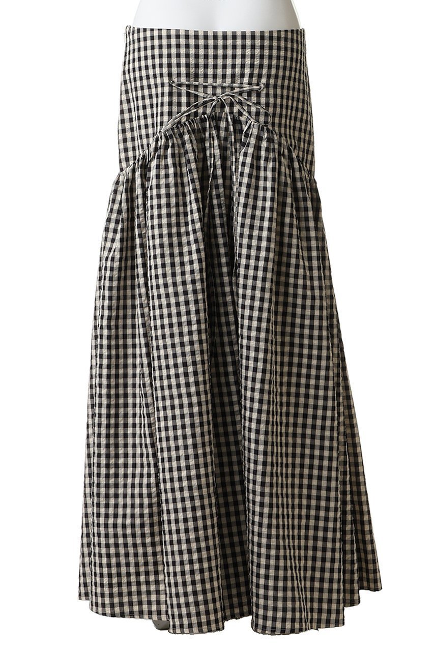 【マノフ/MANOF】のHIGH WAIST TIERED SKIRTボトムス 人気、トレンドファッション・服の通販 founy(ファニー) 　ファッション　Fashion　レディースファッション　Fashion for Women　スカート　Skirts　ティアードスカート　Tiered Skirts　ロングスカート　Long Skirts / Maxi & Midi Skirts　おすすめ　Recommended / Our Picks　ギャザー　Gathered, Ruffled　シェイプ　Shape, Slim Fit　スウェット / スエット　Sweatshirt, Sweatwear　ミックス　Mix, Mixed Style　リボン　Ribbon, Bow　ロング　Long, Long-Length　other-4|ID: prp329100004885878 ipo3291000000036475203