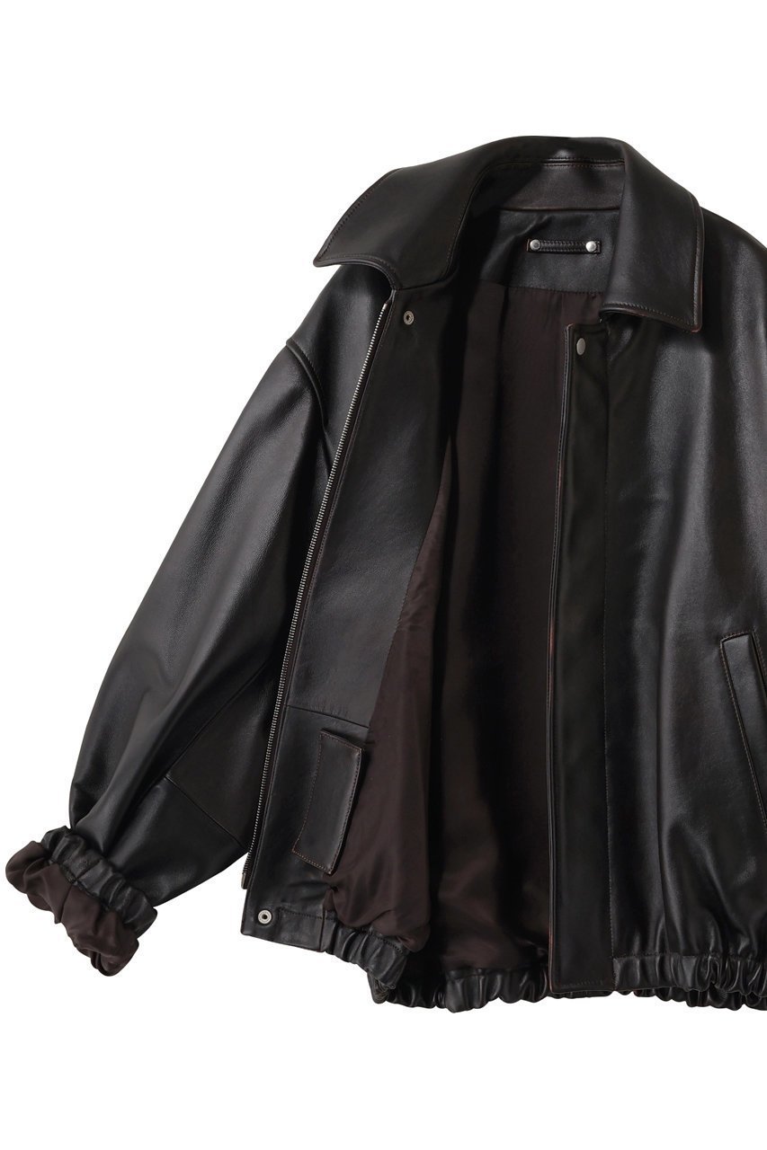 【シュタイン/ssstein】の【UNISEX】SHEEP LEATHER ZIP SHORT JACKET 人気、トレンドファッション・服の通販 founy(ファニー) 　ファッション　Fashion　レディースファッション　Fashion for Women　アウター　Coat / Outerwear Collection　レディースジャケット・軽アウター　Jackets　ユニセックス　Unisex, Genderless　ジャケット　Jacket, Outerwear　バランス　Balance, Style Balance　フロント　Front, Front Design　other-6|ID: prp329100004885933 ipo3291000000036476154