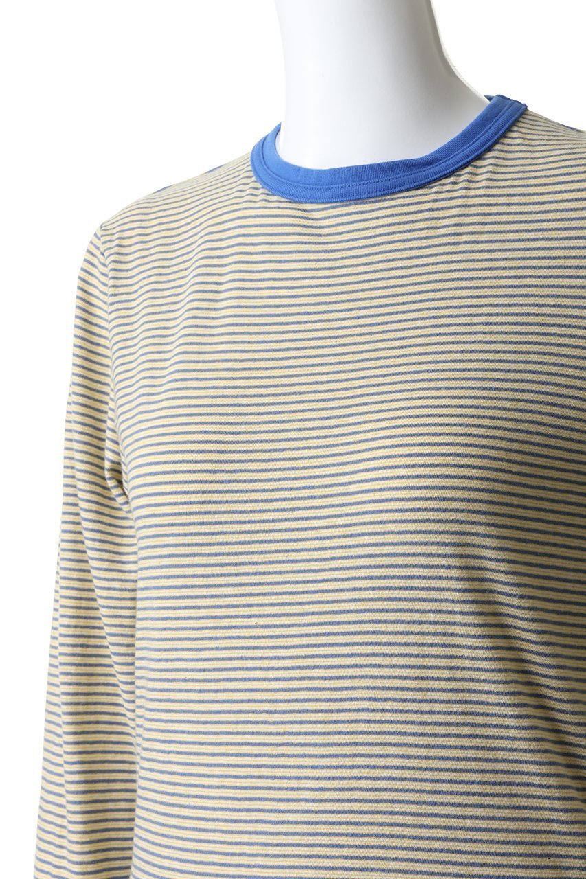 【オブラダ/Oblada】のマルチボーダーロングTシャツ 人気、トレンドファッション・服の通販 founy(ファニー) 　ファッション　Fashion　レディースファッション　Fashion for Women　トップス・カットソー　Cut & Sew Tops　シャツ・ブラウス・オフィスカジュアル　Elegant Blouses & Button-Ups　ロングTシャツ・Tシャツ　Longline T-Shirts & Tees　カットソー・ベーシックTシャツ　Cut-and-Sewn Tops / Stretch Tees & Basics　インナー　Innerwear　スリーブ　Sleeve, Long Sleeve / Short Sleeve　ボーダー　Border, Stripe　ロング　Long, Long-Length　other-5|ID: prp329100004885939 ipo3291000000036476212