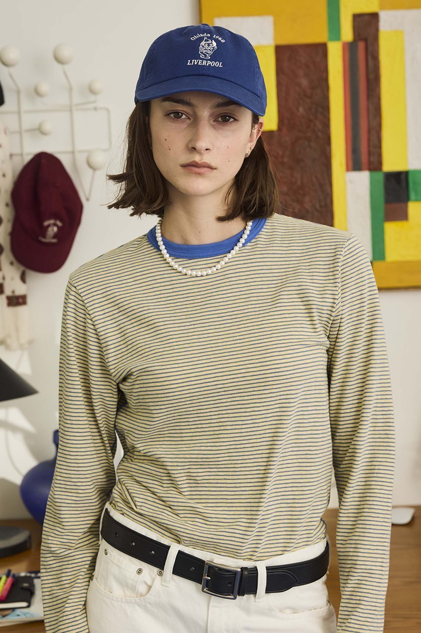 【オブラダ/Oblada】のマルチボーダーロングTシャツ 人気、トレンドファッション・服の通販 founy(ファニー) 　ファッション　Fashion　レディースファッション　Fashion for Women　トップス・カットソー　Cut & Sew Tops　シャツ・ブラウス・オフィスカジュアル　Elegant Blouses & Button-Ups　ロングTシャツ・Tシャツ　Longline T-Shirts & Tees　カットソー・ベーシックTシャツ　Cut-and-Sewn Tops / Stretch Tees & Basics　インナー　Innerwear　スリーブ　Sleeve, Long Sleeve / Short Sleeve　ボーダー　Border, Stripe　ロング　Long, Long-Length　other-8|ID: prp329100004885939 ipo3291000000036476218