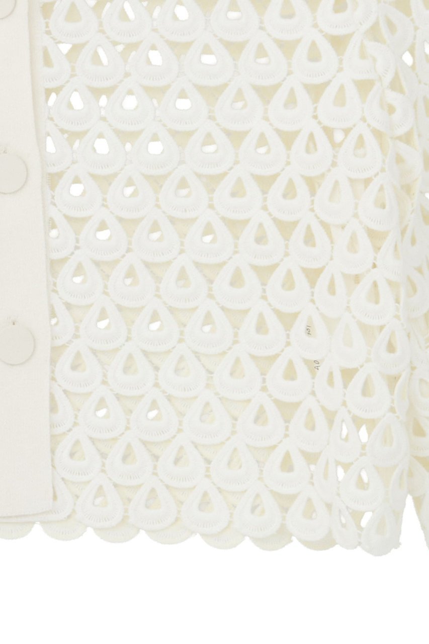 【マルティニーク/martinique】の【l heritage martinique】クロッシェ風レースカーディガン 人気、トレンドファッション・服の通販 founy(ファニー) 　ファッション　Fashion　レディースファッション　Fashion for Women　トップス・カットソー　Cut & Sew Tops　ニット　Knit Tops & Sweaters　カーディガン・羽織り　Layered Style Cardigans　おすすめ　Recommended / Our Picks　オケージョン　Occasion Wear　カーディガン　Cardigan, Knitwear　ジャケット　Jacket, Outerwear　メタル　Metal, Metal Parts　レース　Lace, Lace Fabric　other-5|ID: prp329100004885992 ipo3291000000036476778