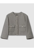 【アナイ/ANAYI】の【セットアップ対象商品】ドビーツイードノーカラーブルゾン 人気、トレンドファッション・服の通販 founy(ファニー) ファッション Fashion レディースファッション Fashion for Women アウター Coat / Outerwear Collection レディースジャケット・軽アウター Jackets ブルゾンジャケット・スポーティアウター Blouson Jackets エレガント 上品 Elegant ショート Short, Short Length ジャケット Jacket, Outerwear セットアップ Set-Up, Coordinated Outfit チェック Check, Plaid, Tartan ツイード Twill, Twill Weave バランス Balance, Style Balance ブルゾン Blouson, Bomber Jacket 再入荷 Restock / Back in Stock 春 Spring thumbnail ブラック|ID: prp329100004885996 ipo3291000000036476807