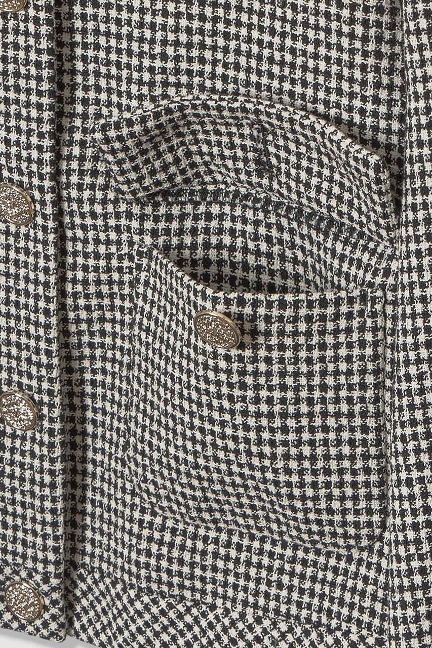 【アナイ/ANAYI】の【セットアップ対象商品】ドビーツイードノーカラーブルゾン 人気、トレンドファッション・服の通販 founy(ファニー) 　ファッション　Fashion　レディースファッション　Fashion for Women　アウター　Coat / Outerwear Collection　レディースジャケット・軽アウター　Jackets　ブルゾンジャケット・スポーティアウター　Blouson Jackets　エレガント 上品　Elegant　ショート　Short, Short Length　ジャケット　Jacket, Outerwear　セットアップ　Set-Up, Coordinated Outfit　チェック　Check, Plaid, Tartan　ツイード　Twill, Twill Weave　バランス　Balance, Style Balance　ブルゾン　Blouson, Bomber Jacket　再入荷　Restock / Back in Stock　春　Spring　other-4|ID: prp329100004885996 ipo3291000000036476813