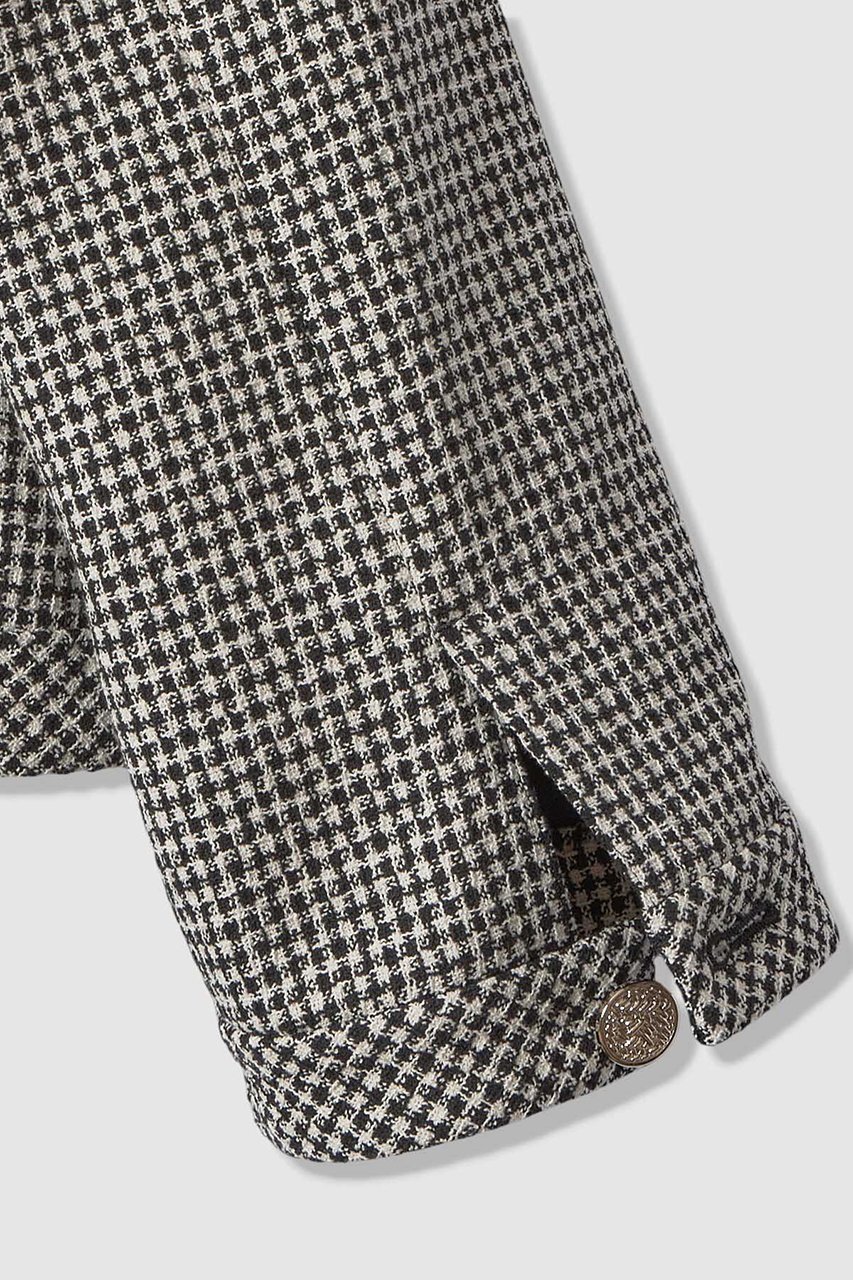 【アナイ/ANAYI】の【セットアップ対象商品】ドビーツイードノーカラーブルゾン 人気、トレンドファッション・服の通販 founy(ファニー) 　ファッション　Fashion　レディースファッション　Fashion for Women　アウター　Coat / Outerwear Collection　レディースジャケット・軽アウター　Jackets　ブルゾンジャケット・スポーティアウター　Blouson Jackets　エレガント 上品　Elegant　ショート　Short, Short Length　ジャケット　Jacket, Outerwear　セットアップ　Set-Up, Coordinated Outfit　チェック　Check, Plaid, Tartan　ツイード　Twill, Twill Weave　バランス　Balance, Style Balance　ブルゾン　Blouson, Bomber Jacket　再入荷　Restock / Back in Stock　春　Spring　other-6|ID: prp329100004885996 ipo3291000000036476818