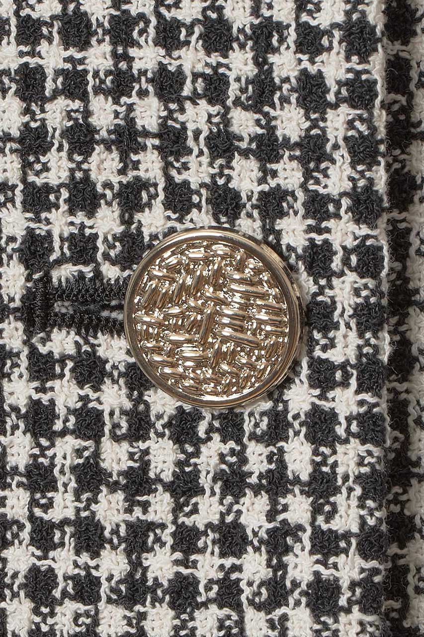 【アナイ/ANAYI】の【セットアップ対象商品】ドビーツイードノーカラーブルゾン 人気、トレンドファッション・服の通販 founy(ファニー) 　ファッション　Fashion　レディースファッション　Fashion for Women　アウター　Coat / Outerwear Collection　レディースジャケット・軽アウター　Jackets　ブルゾンジャケット・スポーティアウター　Blouson Jackets　エレガント 上品　Elegant　ショート　Short, Short Length　ジャケット　Jacket, Outerwear　セットアップ　Set-Up, Coordinated Outfit　チェック　Check, Plaid, Tartan　ツイード　Twill, Twill Weave　バランス　Balance, Style Balance　ブルゾン　Blouson, Bomber Jacket　再入荷　Restock / Back in Stock　春　Spring　other-7|ID: prp329100004885996 ipo3291000000036476820