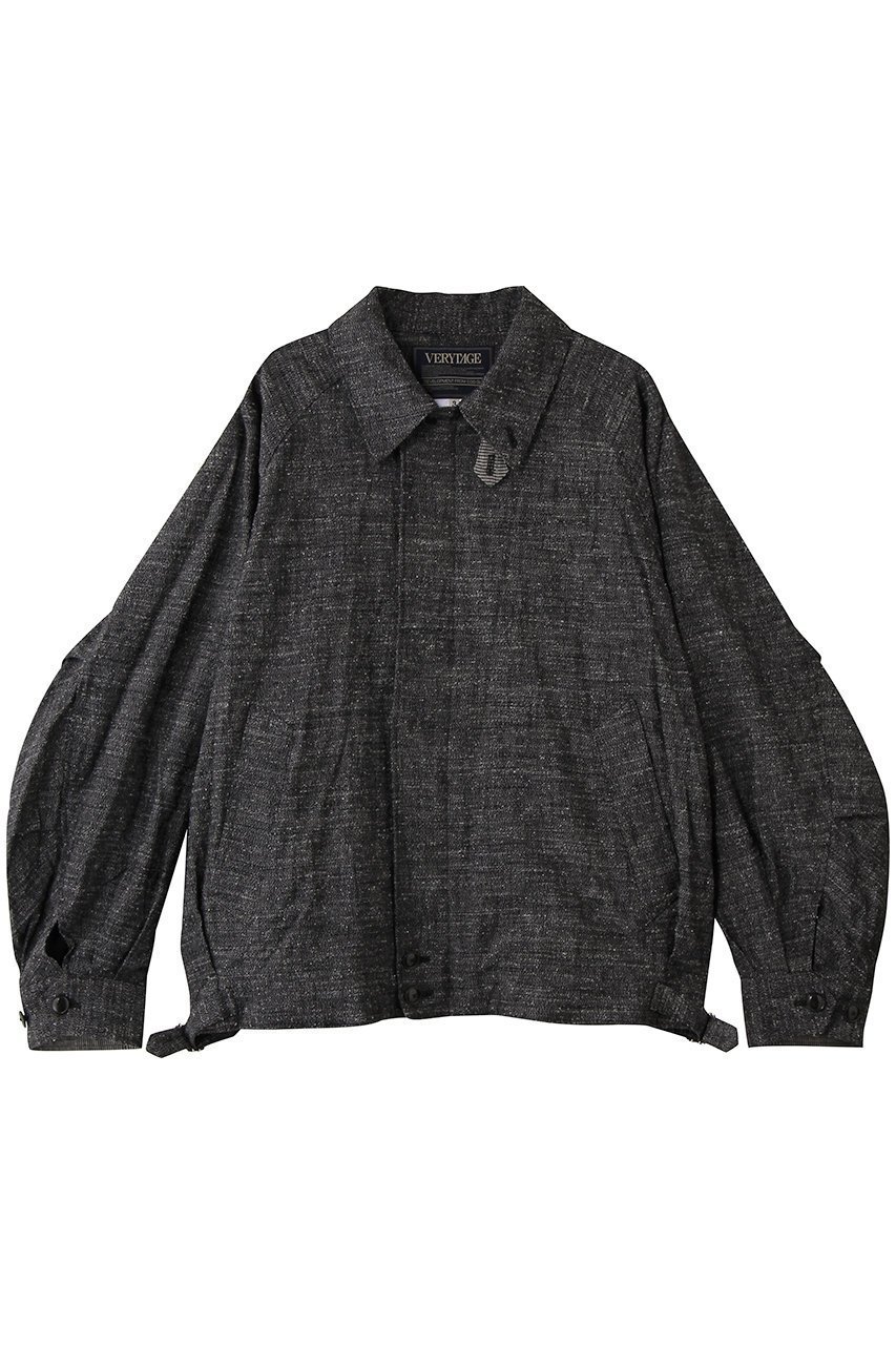 【ベリーテイジ/VERYTAGE / MEN】の【MEN】THE HARRINGTON ジャケット インテリア・キッズ・メンズ・レディースファッション・服の通販 founy(ファニー) 　ファッション　Fashion　メンズファッション　Fashion for Men　クラシカル　Classical, Vintage-Inspired　クラシック　Classic, Timeless Style　シルク　Silk, 100% Silk　ジャケット　Jacket, Outerwear　スタンド　Stand Collar, Upright Stand　チェック　Check, Plaid, Tartan　ネップ　Nepp, Slub Yarn　モダン　Modern, Contemporary　新作・新入荷　New Arrivals / New In　モクブラック|ID: prp329100004886022 ipo3291000000036477244